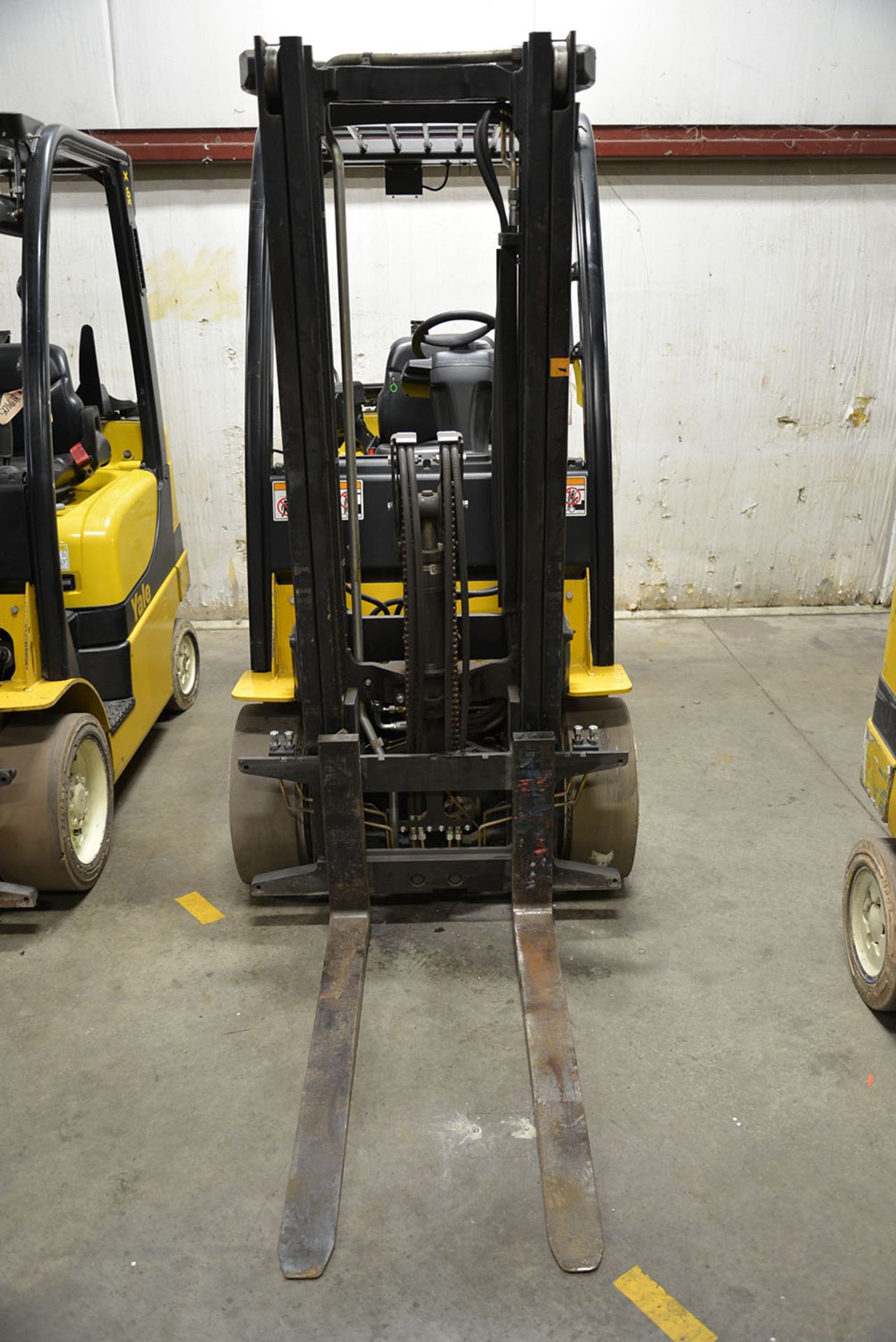 2008 YALE 5,000-lb. Capacity Forklift, Model GLC050VXNV, S/N A910V13920F, LPG, Solid Non-Marking - Image 2 of 5