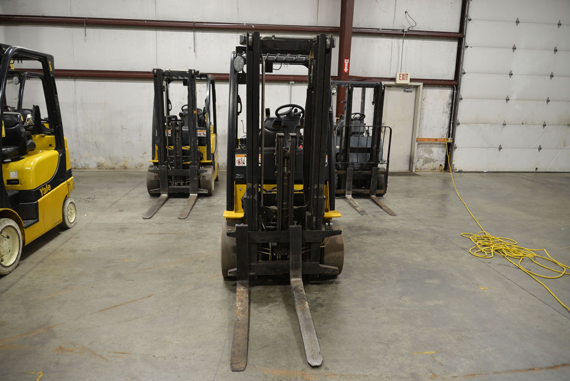 2008 YALE 5,000-lb. Capacity Forklift, Model GLC050VXNV, S/N A910V13933F, LPG, Solid Non-Marking - Image 3 of 5