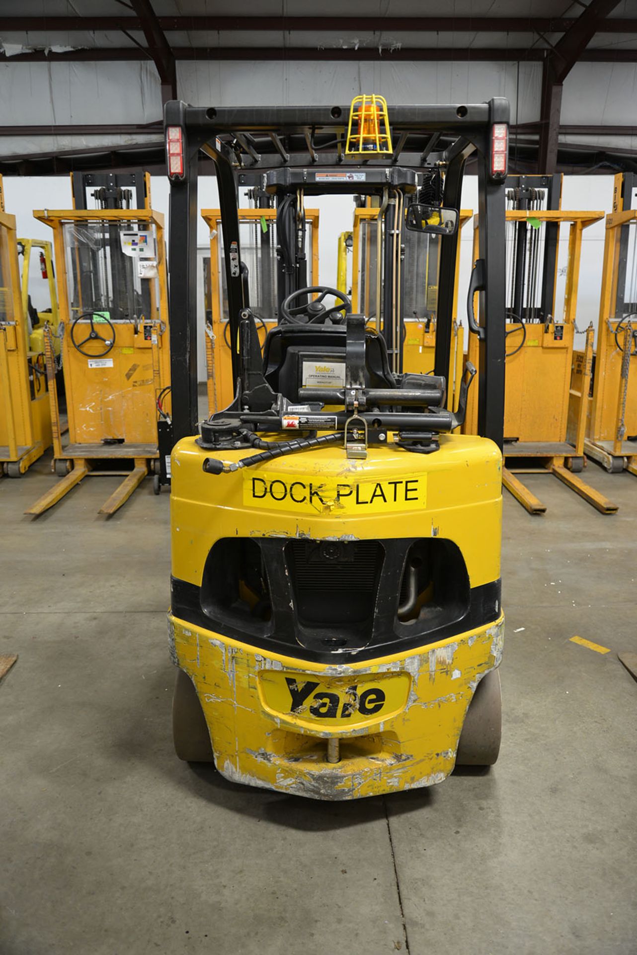 2008 YALE 5,000-lb. Capacity Forklift, Model GLC050VXNV, S/N A910V13928F, LPG, Solid Non-Marking - Image 5 of 7