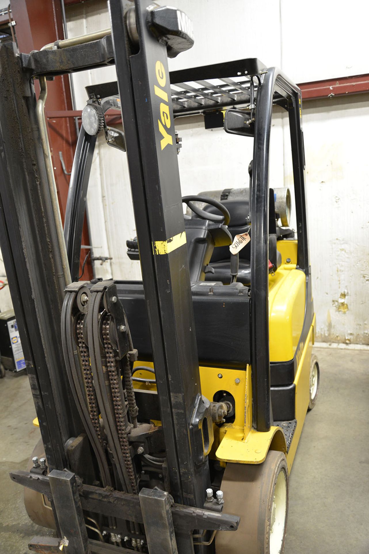 2008 YALE 5,000-lb. Capacity Forklift, Model GLC050VXNV, S/N A910V13927F, LPG, Solid Non-Marking - Image 2 of 6