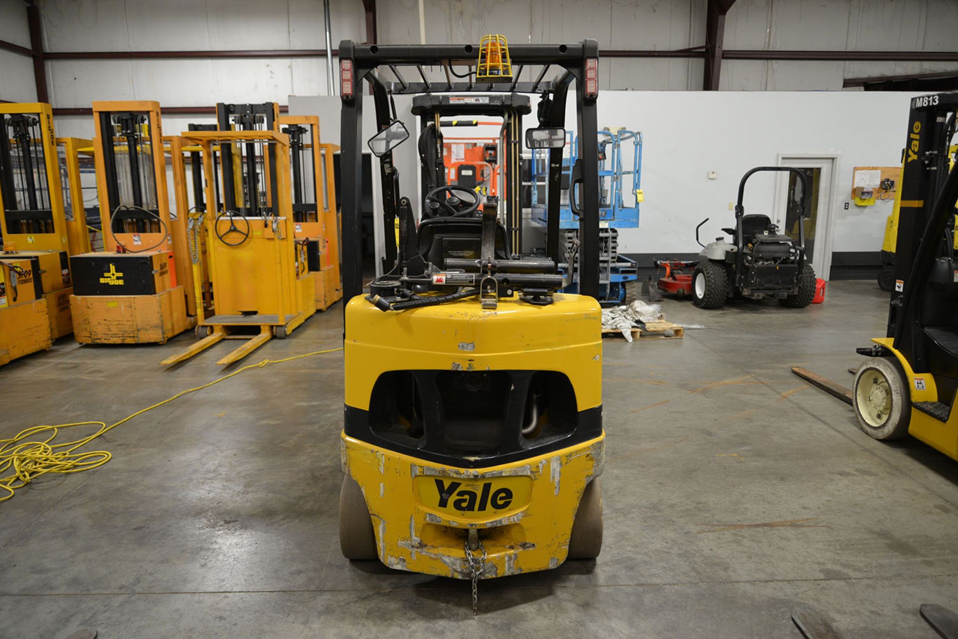 2008 YALE 5,000-lb. Capacity Forklift, Model GLC050VXNV, S/N A910V13933F, LPG, Solid Non-Marking - Image 5 of 5