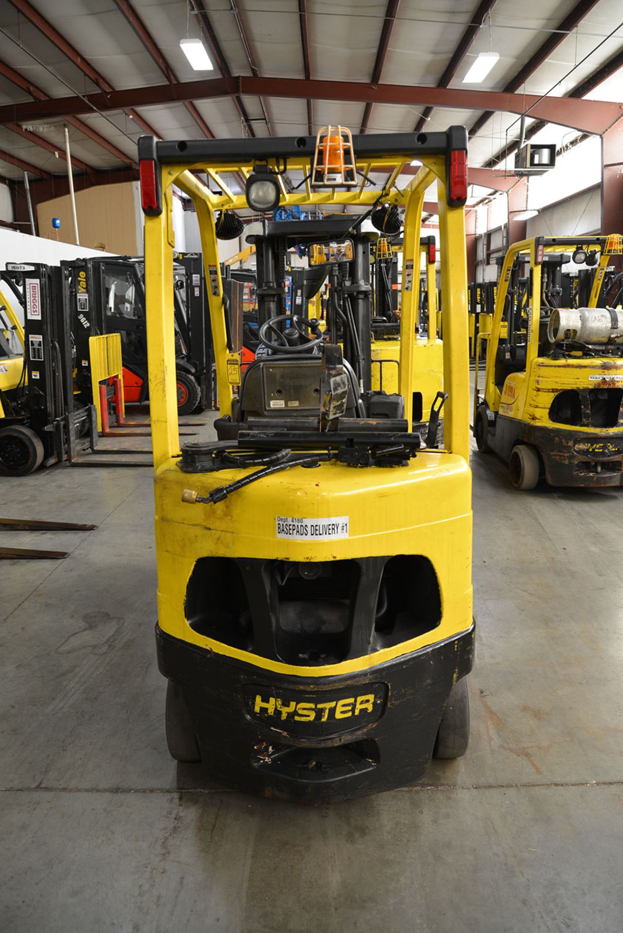 2005 HYSTER 5,000-lb. Capacity Forklift, Model S50FT, S/N F187V04119C, LPG, Monotrol, Solid Tires, - Image 4 of 6