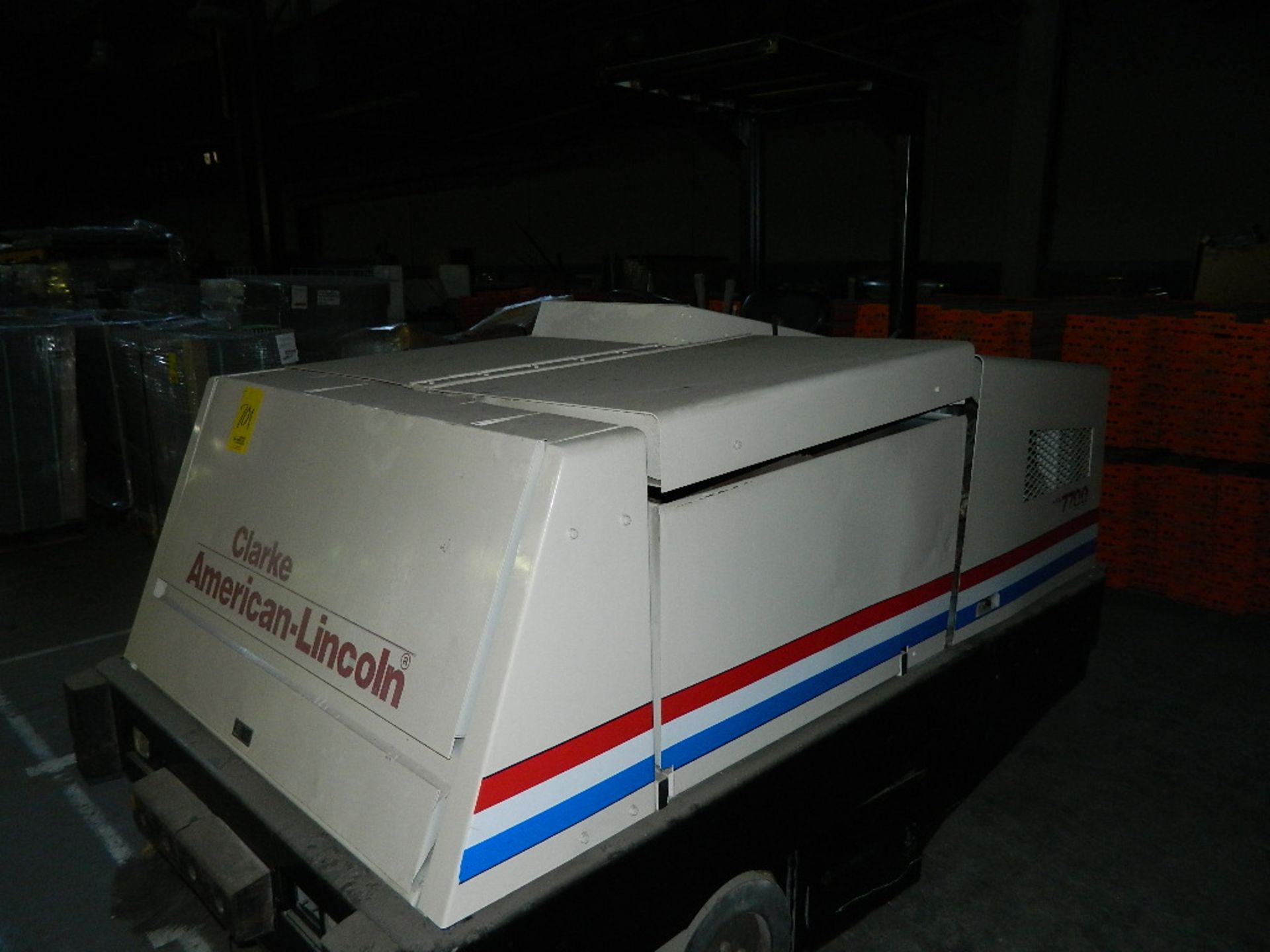 CLARKE AMERICAN LINCOLN 7700 LP RIDER FLOOR SWEEPER, MODEL 505-202, S/N 751313 - Image 2 of 2