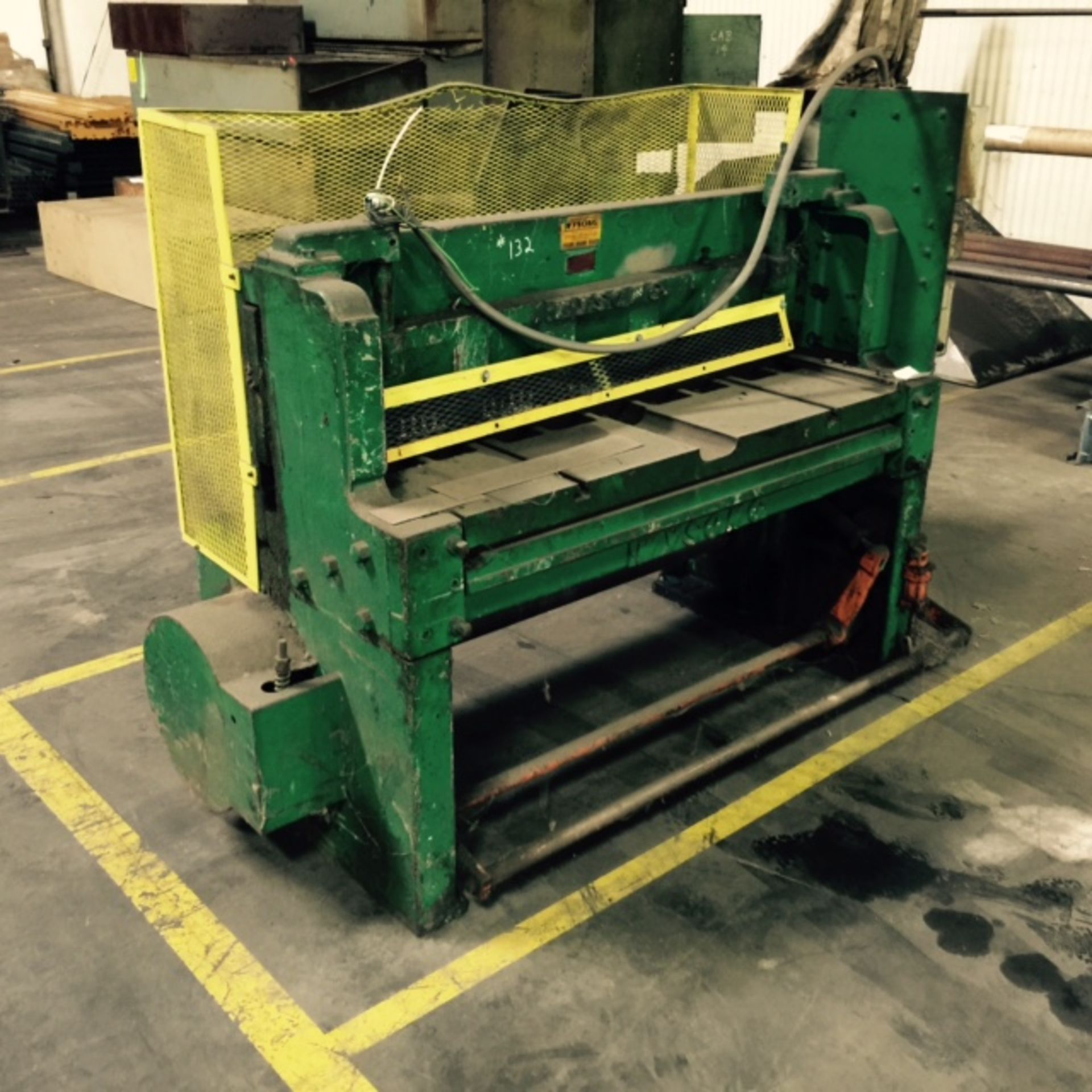 WYSONG 48" SHEAR, MODEL 1048, S/N P21-151 (RIGGING FEE $200.) - Image 2 of 2