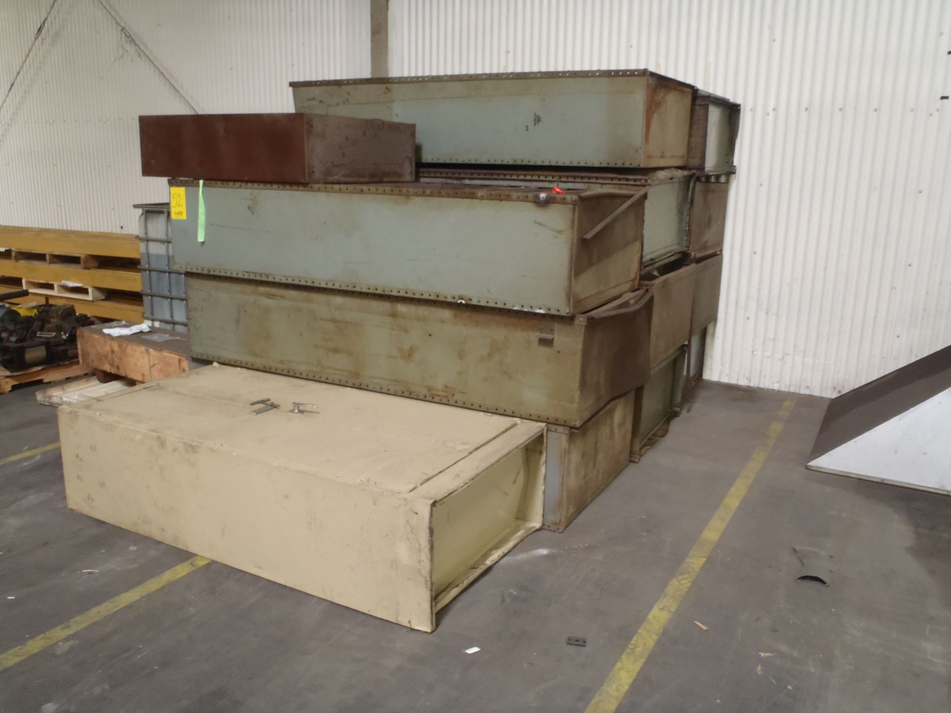 LOT OF METAL CABINETS (RIGGING FEE $100.)