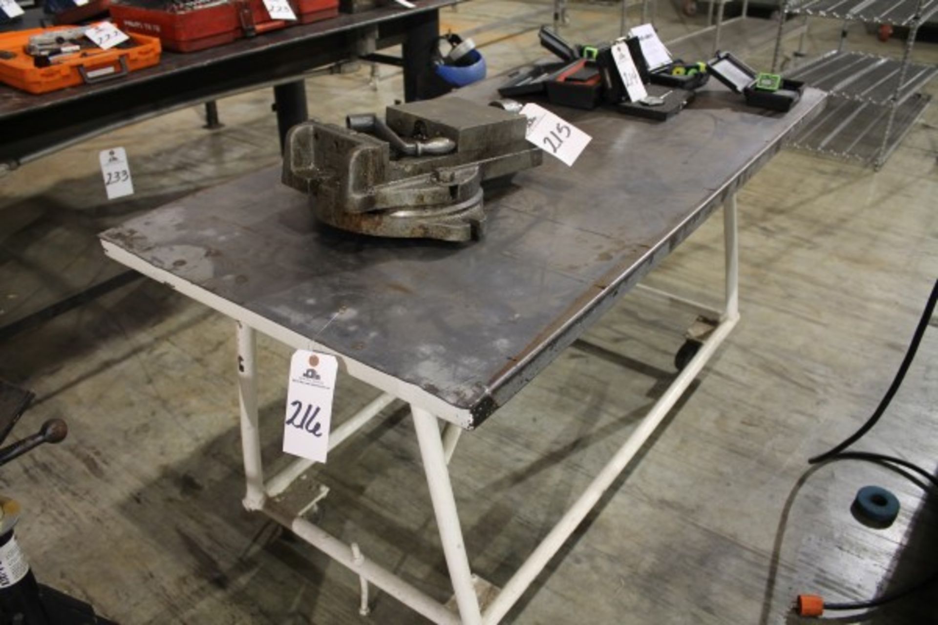 Steel Top Work Bench, 41" X 48" | Loading Fee: $5