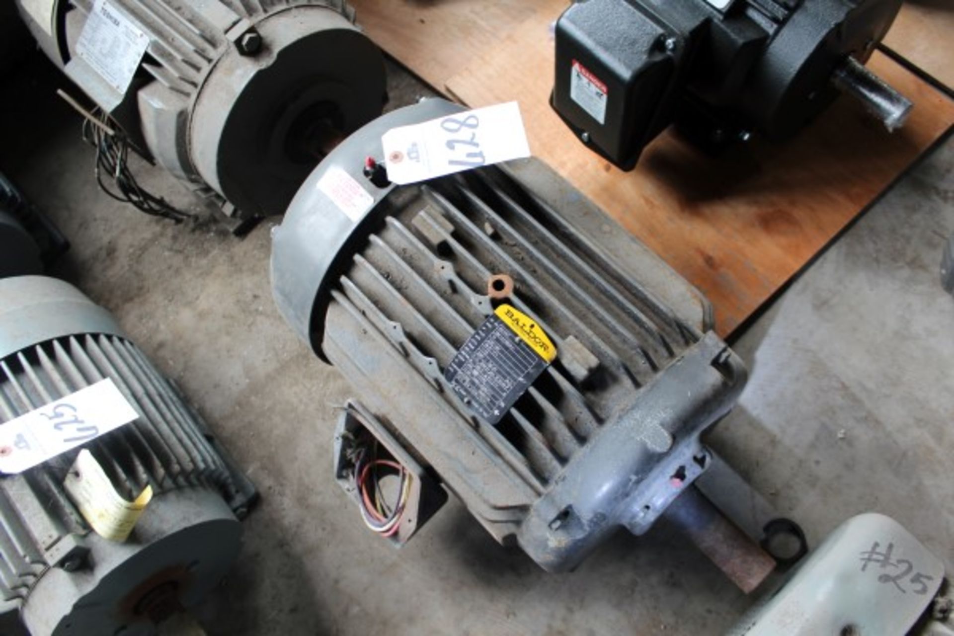 SUBJECT TO BULK BID OF LOT 607A: Baldor Electric Motor, 10 HP, 256T Frame, 1775 RPM