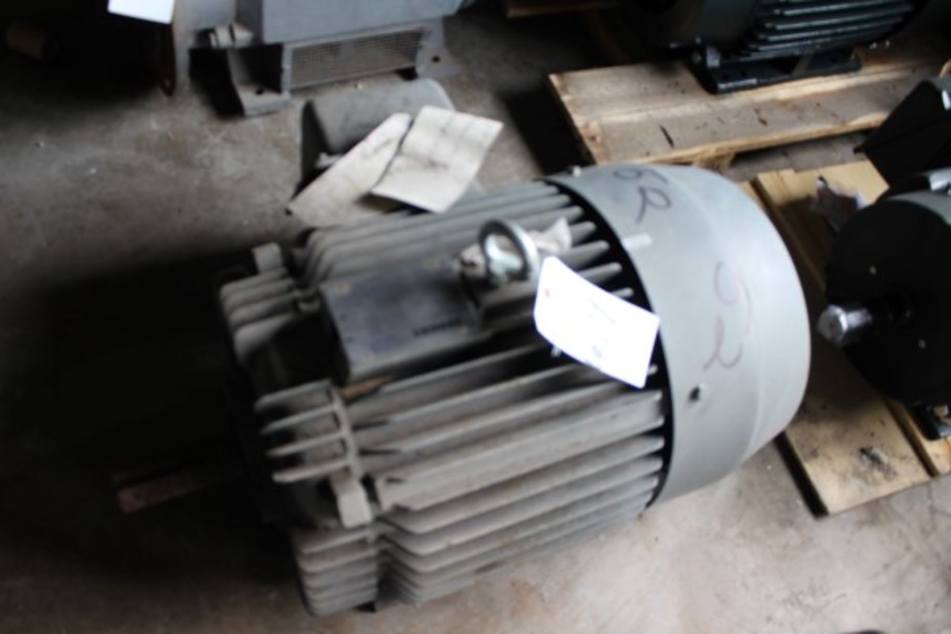 SUBJECT TO BULK BID OF LOT 607A: Toshiba Electric Motor, 15 HP, 284T Frame, 1175 RPM