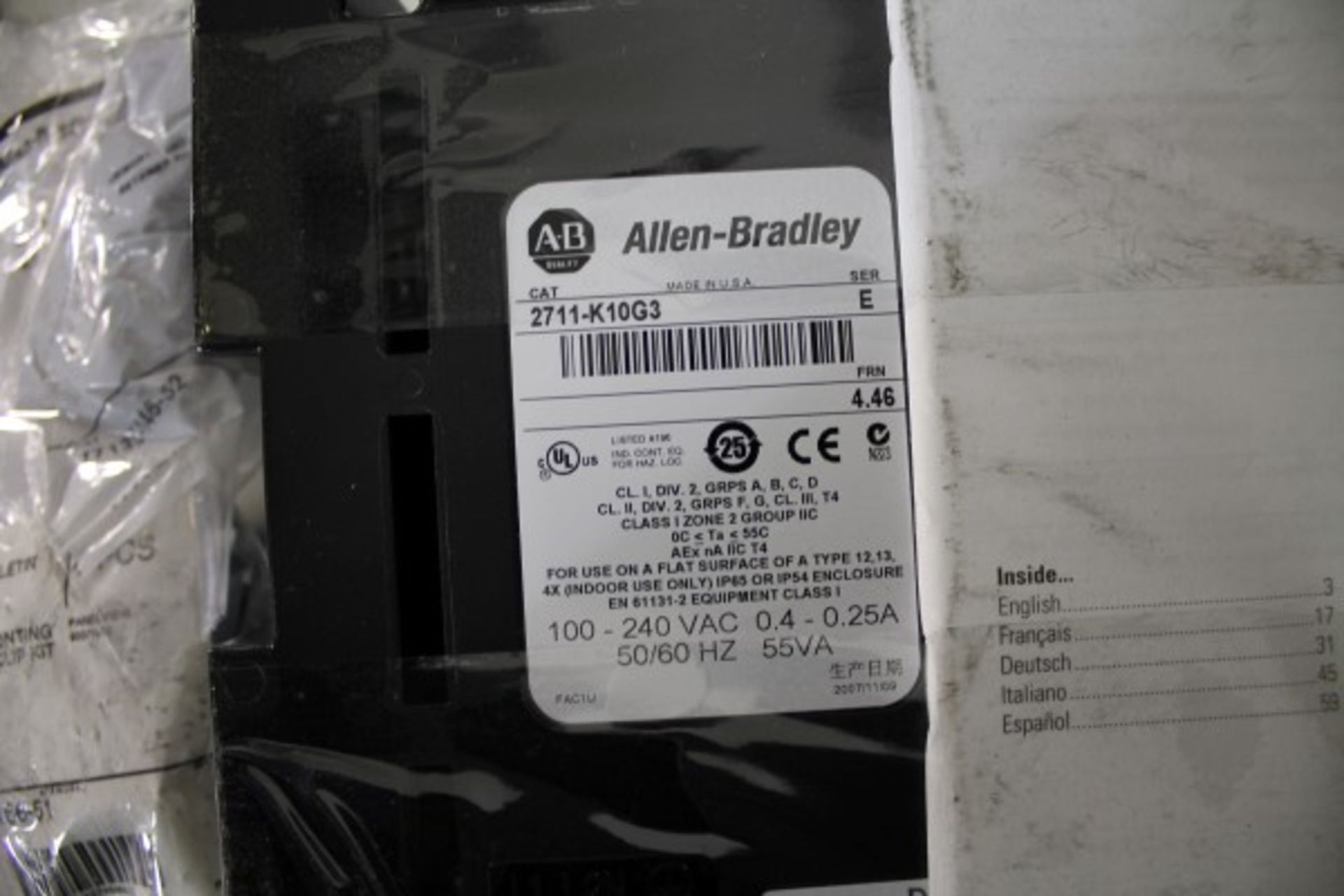 Allen-Bradley Panel View 1000 Display Module - Image 2 of 2