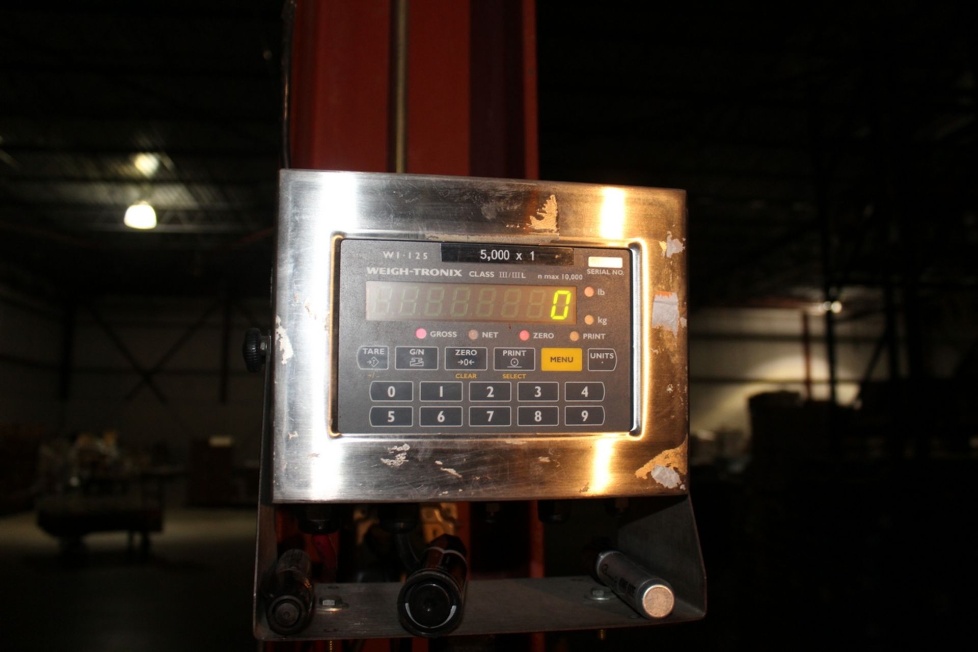 Lantech Q Series Pallet Wrapper, S/N QM011729, W/ Remote Digital Scale System | Rigging Fee: $750 - Image 3 of 4