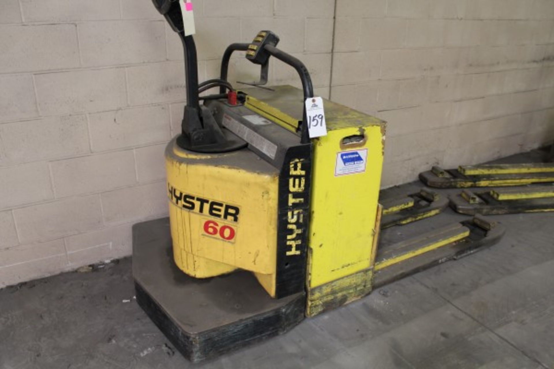 Hyster 6,000 lb. Electric Pallet Jack, M# B60XT, S/N B199H02224R, 24 Volt