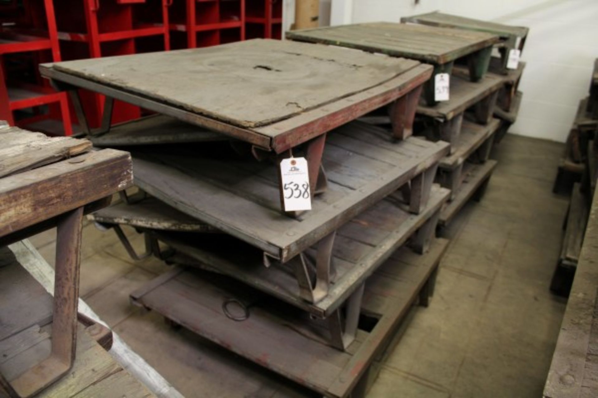 Lot of  (7) Warehouse Platforms