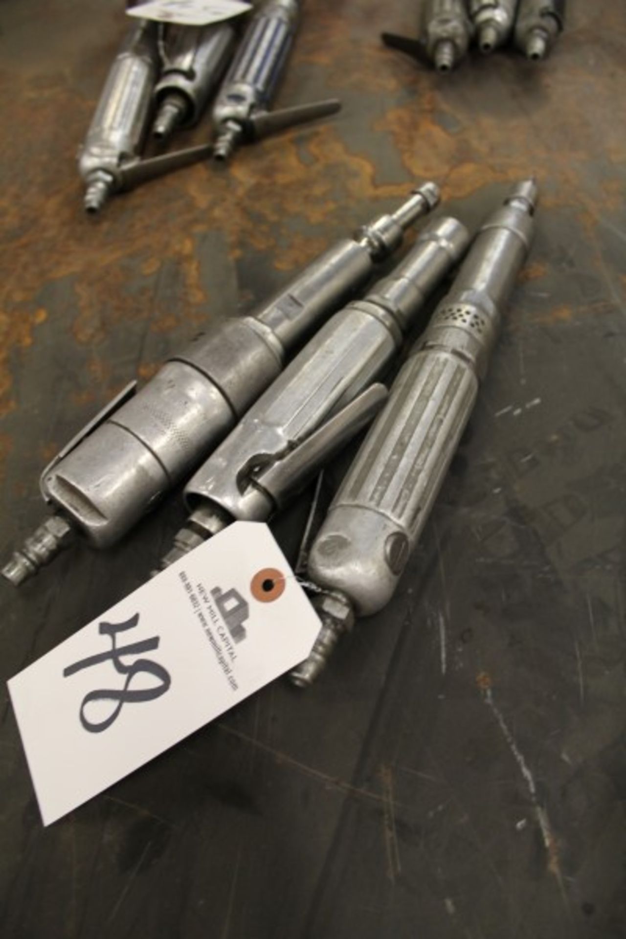 Lot of (3) Pneumatic Grinders
