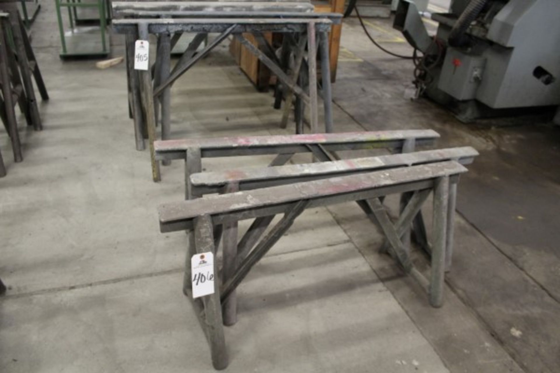 Lot of (3) Sawhorses