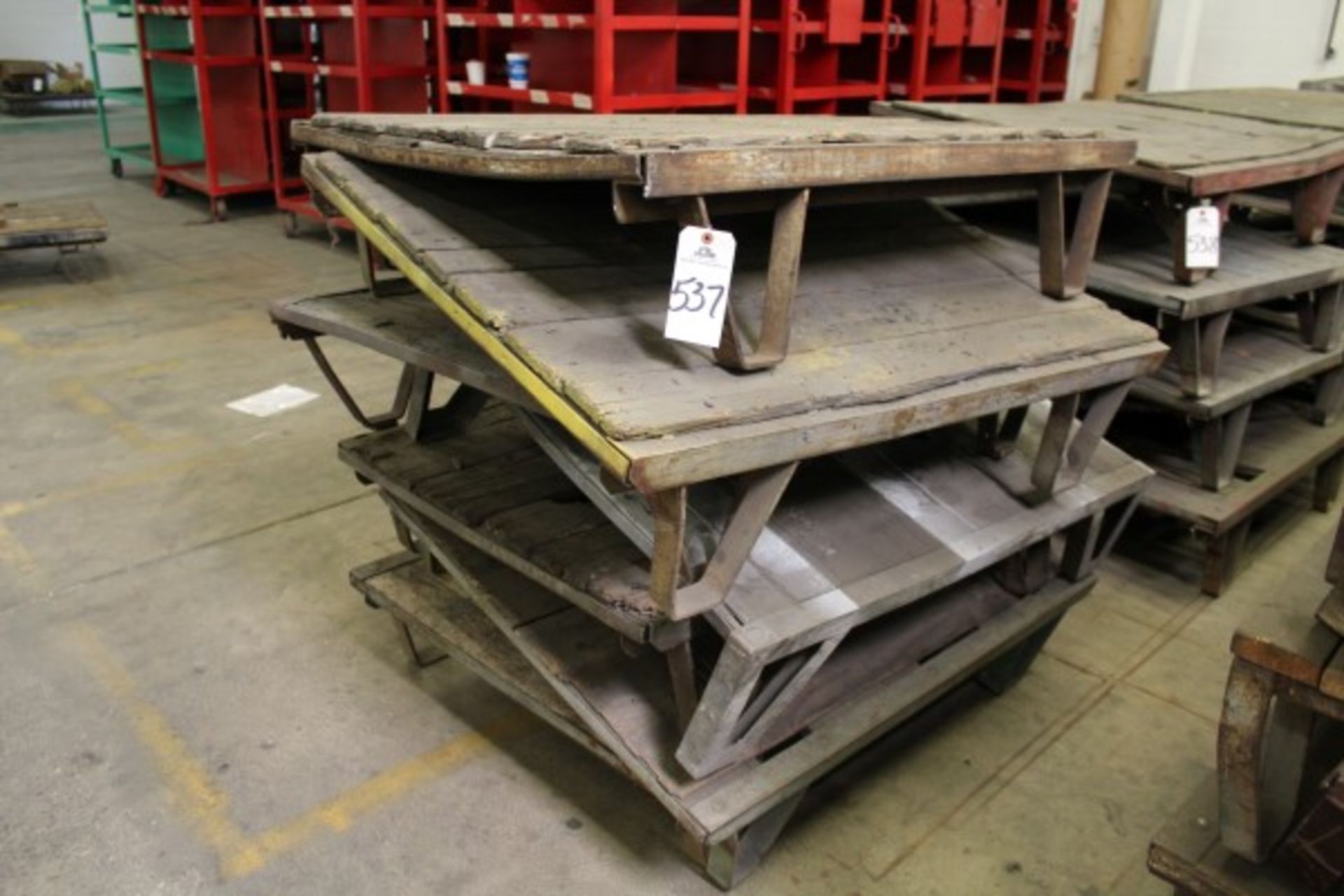 Lot of  (7) Warehouse Platforms