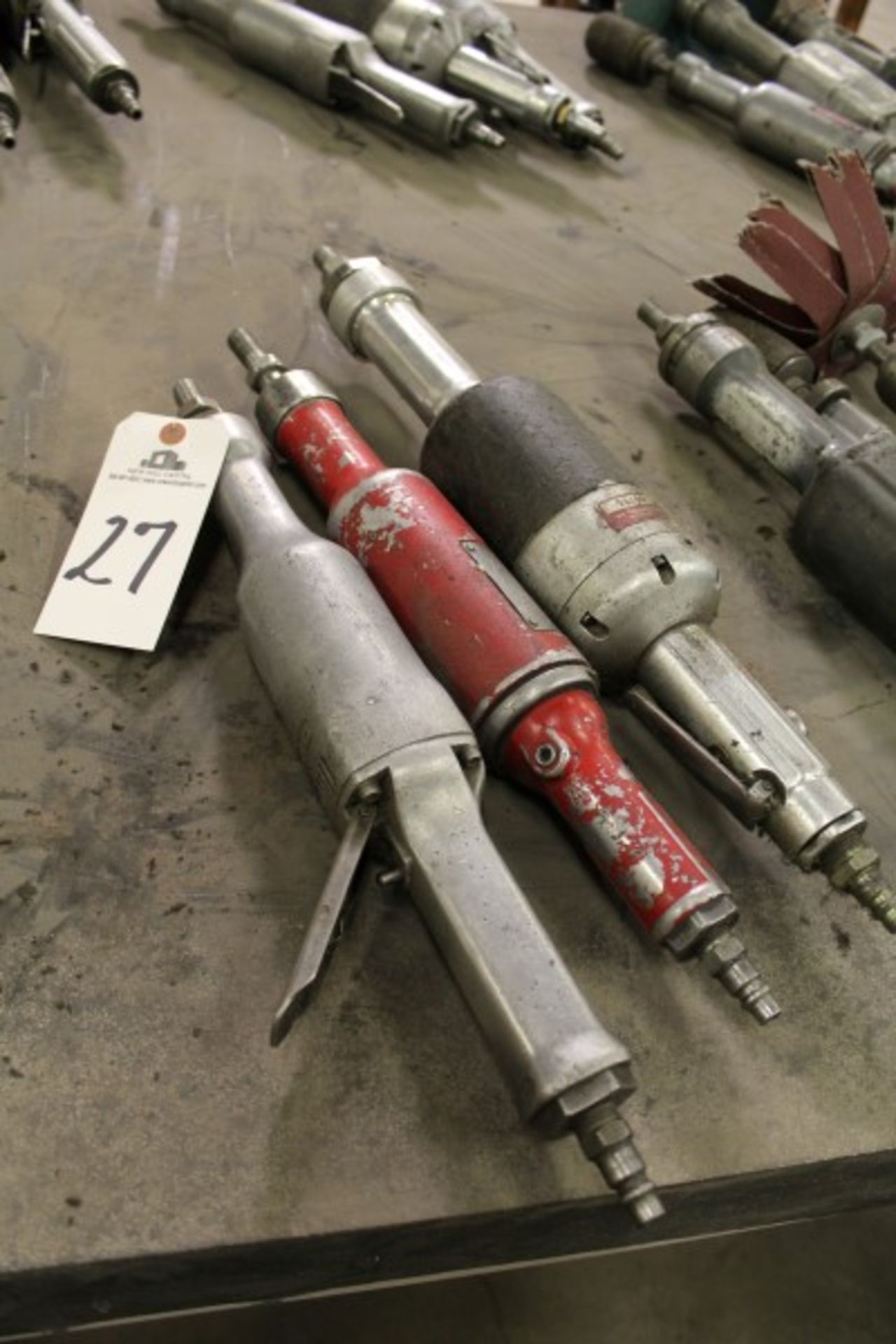 Lot of (3) Pneumatic Grinders