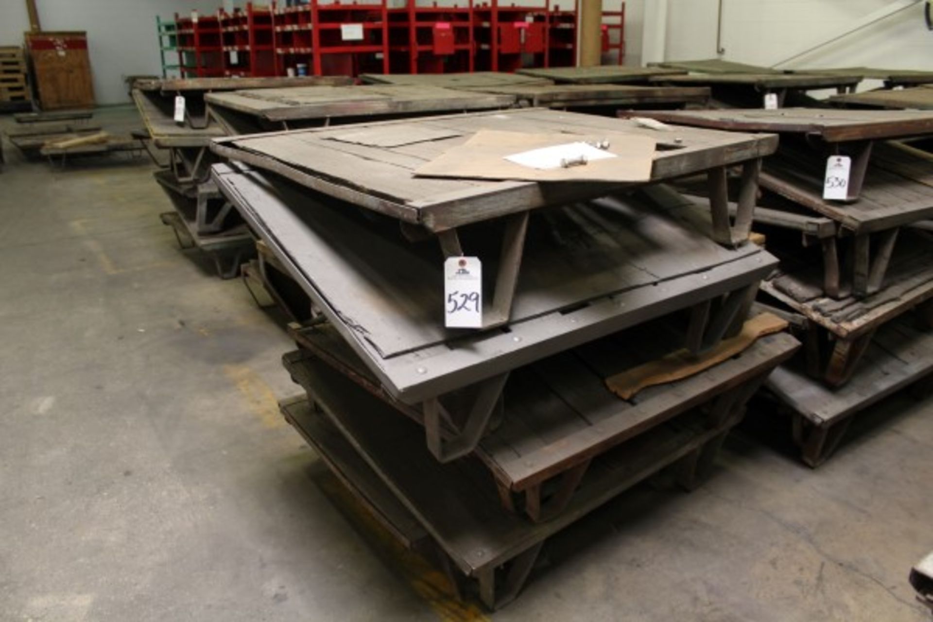 Lot of  (7) Warehouse Platforms