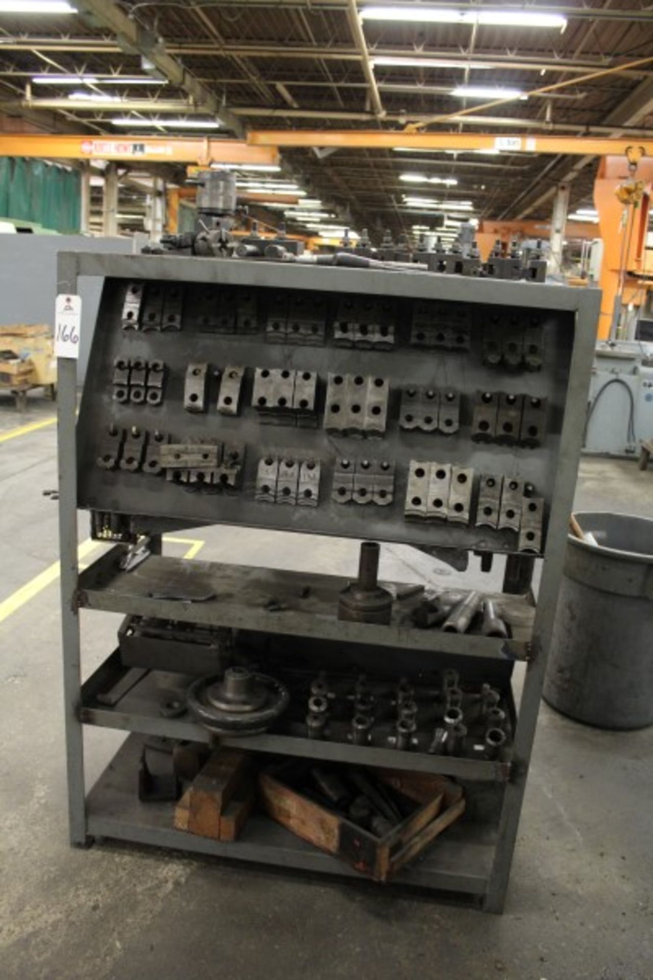 Rack, W/ Contents, Lathe Tooling
