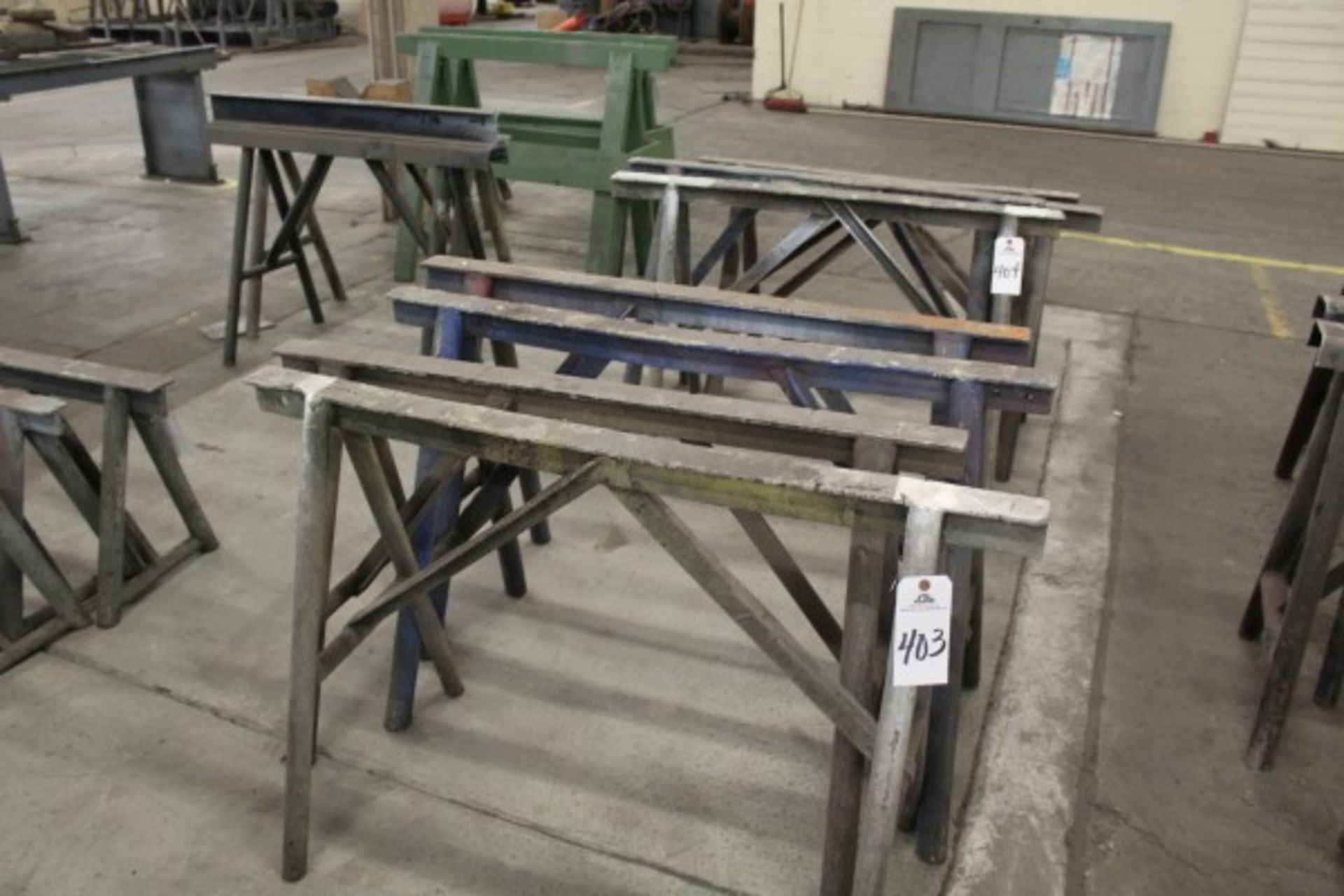 Lot of (4) Sawhorses