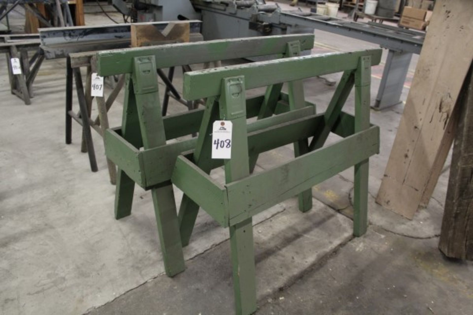 Lot of (2) Sawhorses