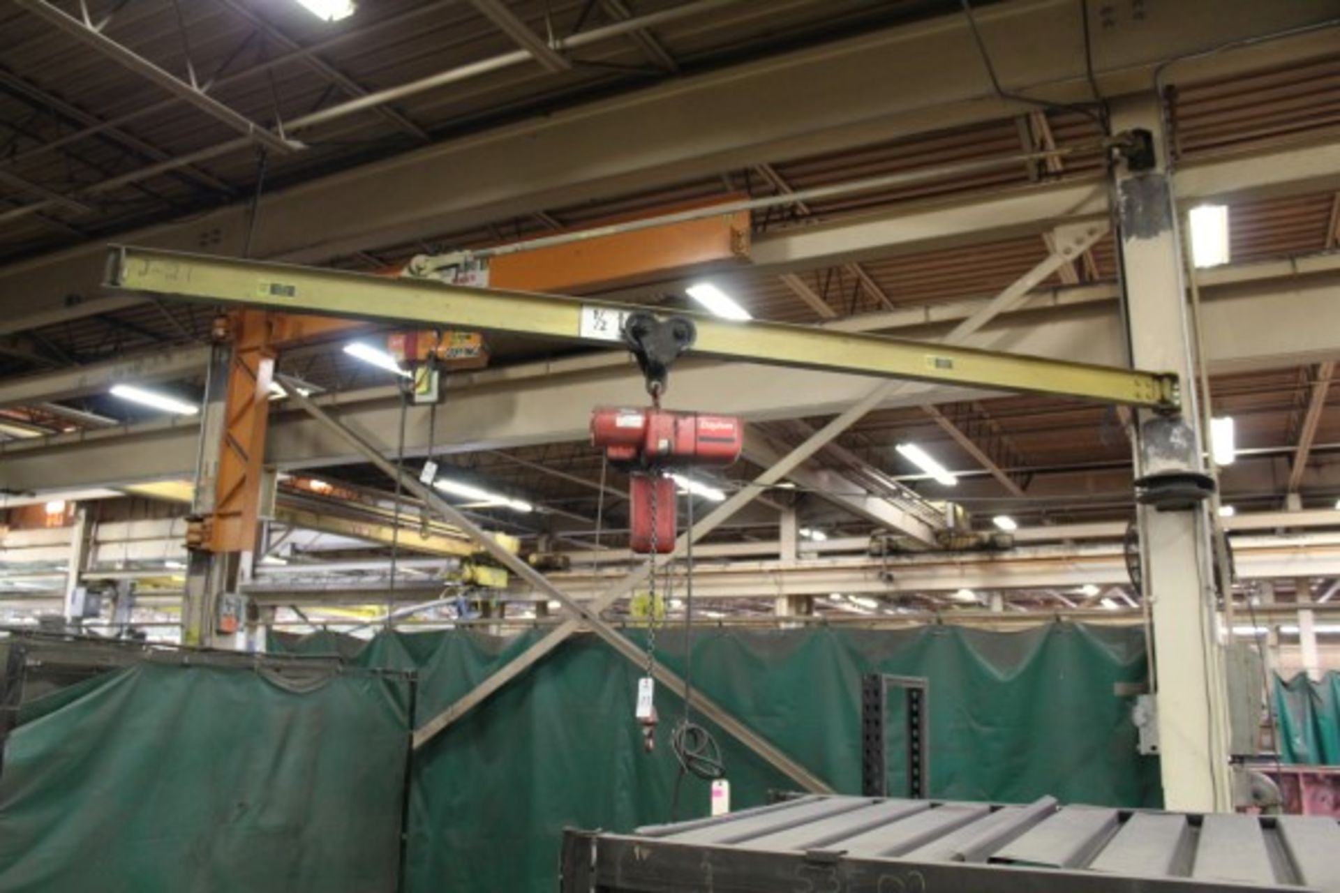 P&H 1/2 Ton Jib Crane