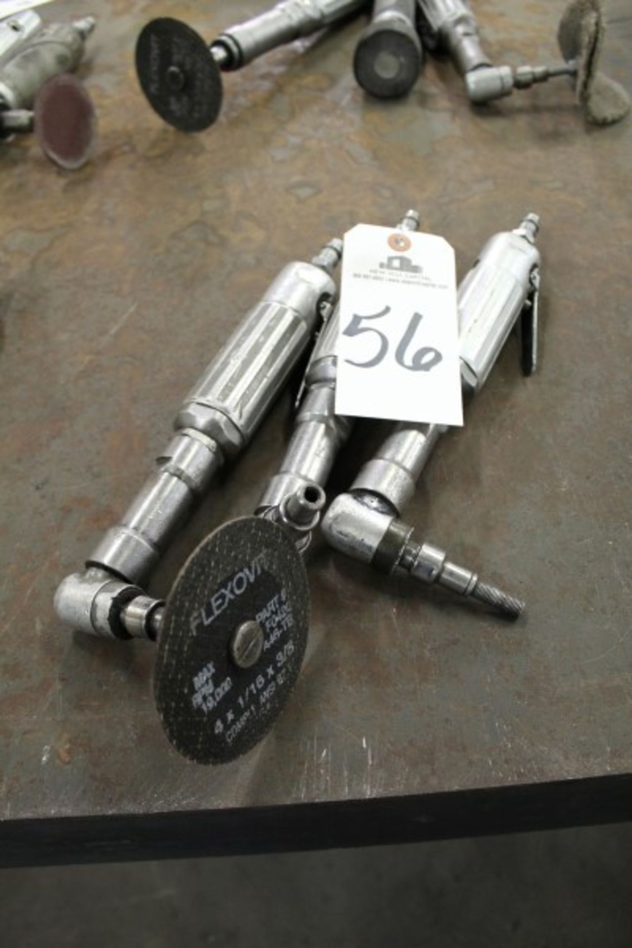 Lot of (3) Pneumatic Grinders