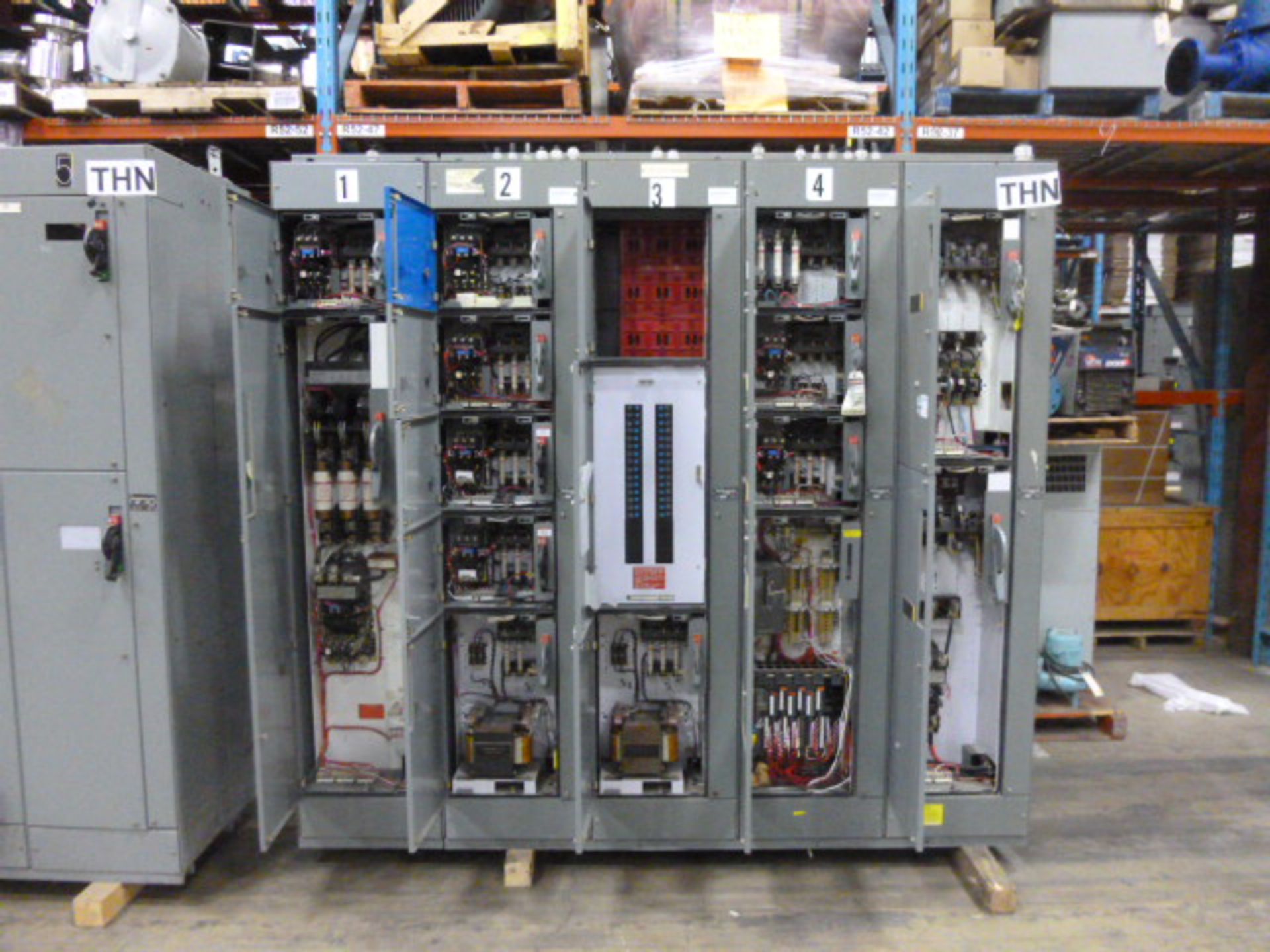 5 SECTIONS OF ALLEN BRADLEY MOTOR CONTROL CENTER