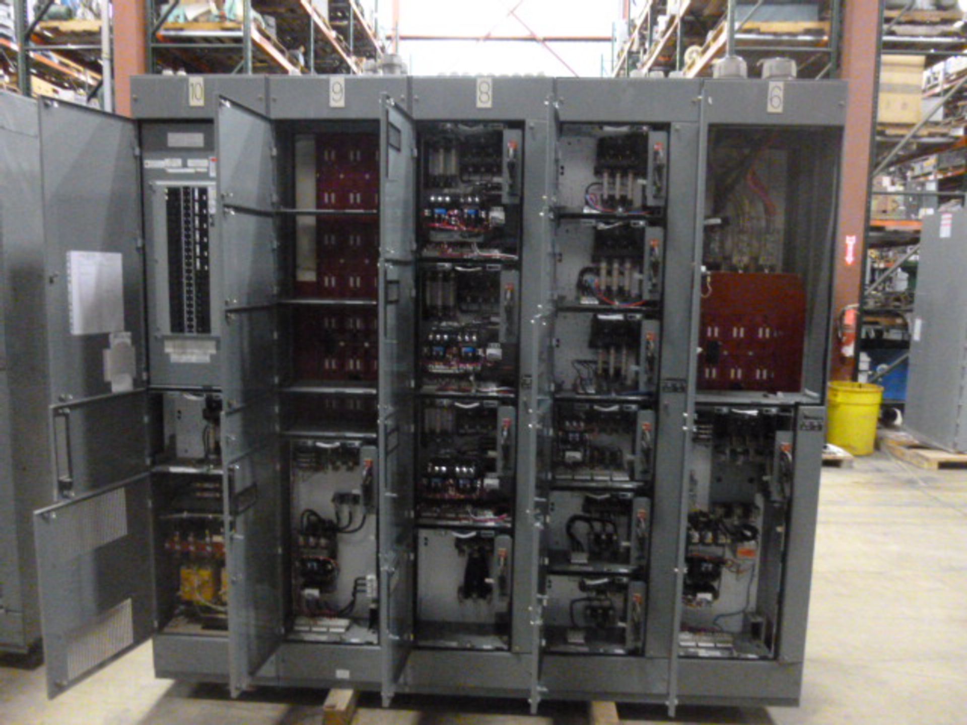 10 SECTIONS OF ALLEN BRADLEY MOTOR CONTROL CENTER - Image 2 of 2