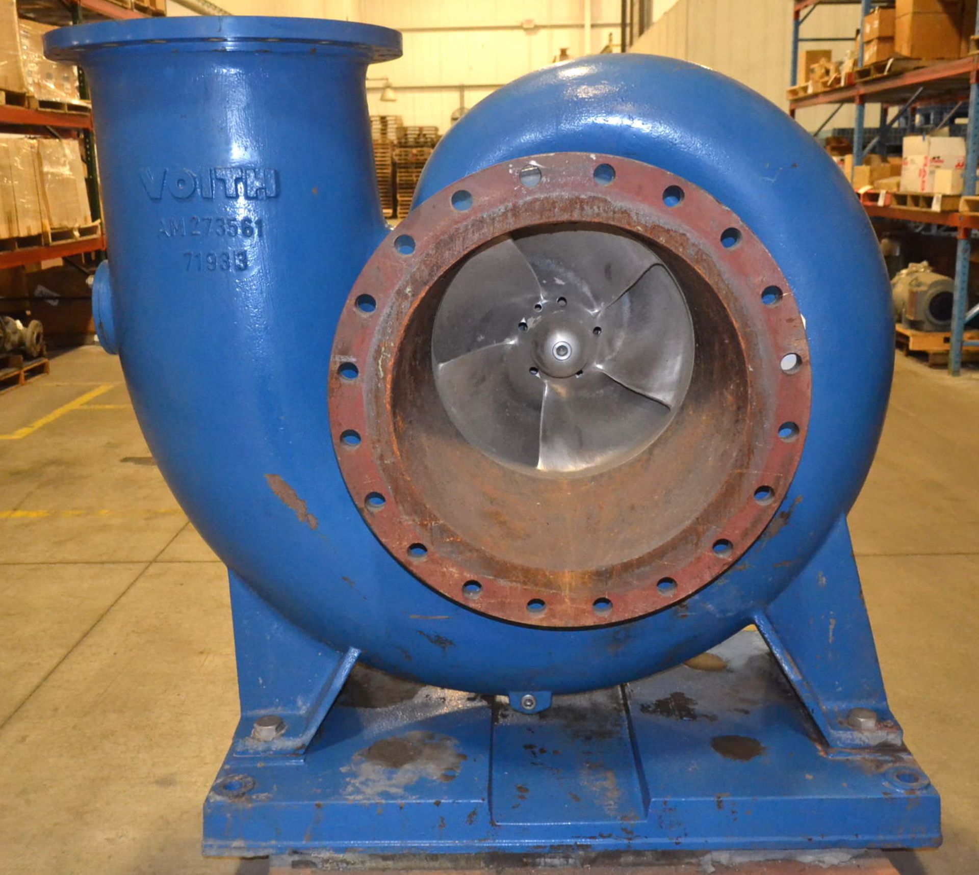 VOITH HAL 515 GV 50/60 CENTRIFUGAL PUMP 24X20-21 40000LPM IRON CASING STAINLESS IMPELLER