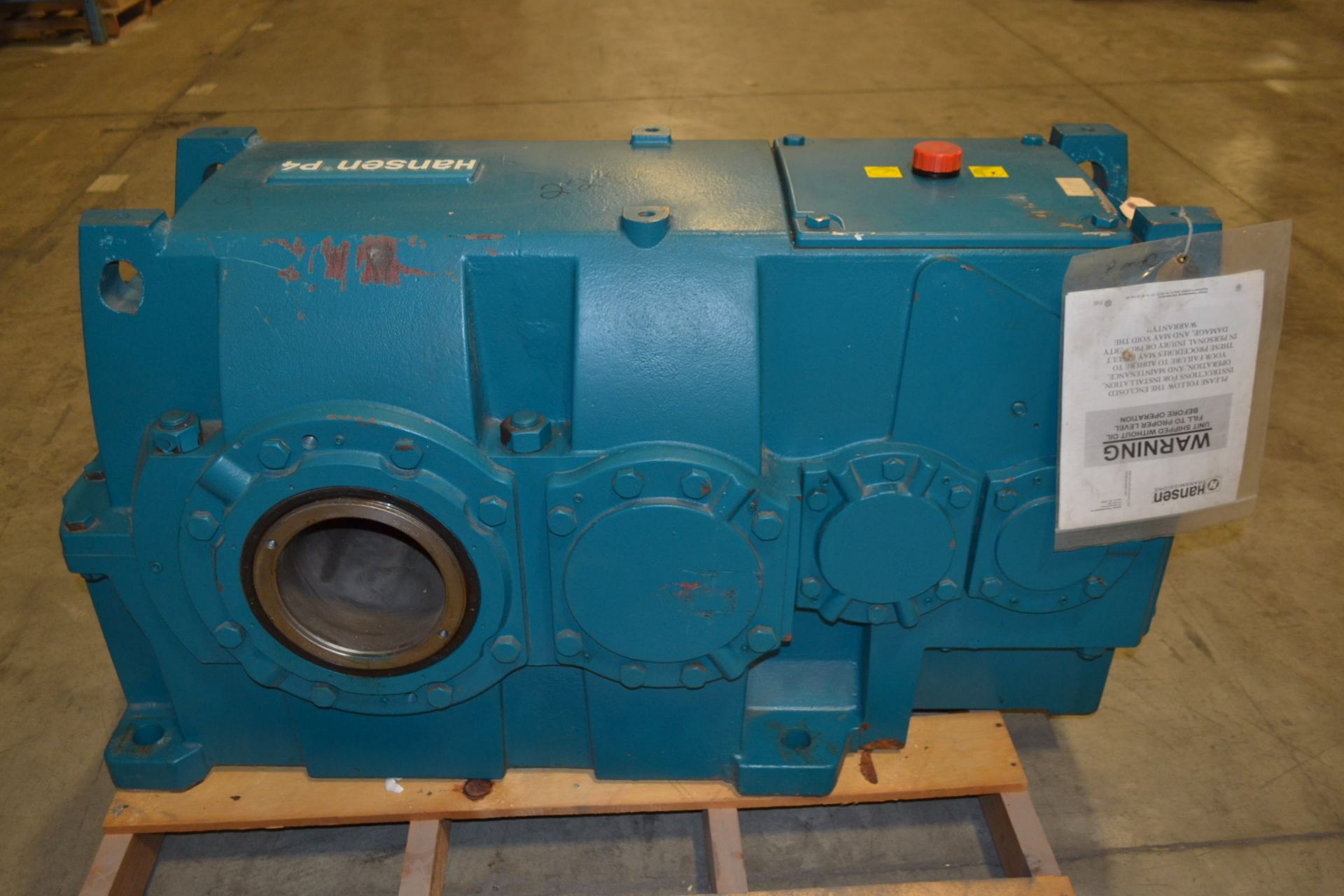 HANSEN QHPG4-RLK-560 GEAR REDUCER 581:1 28HP