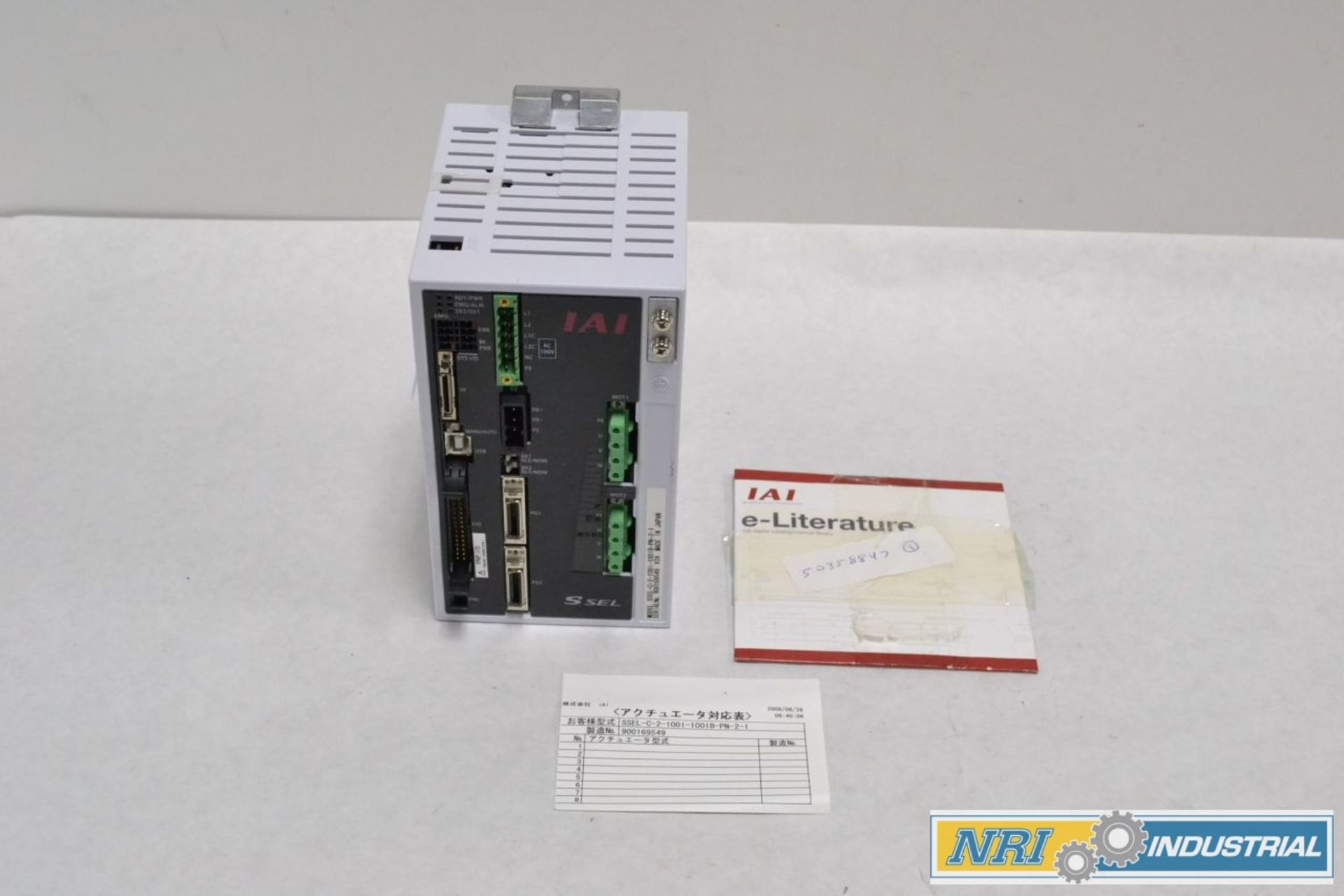 IAI SSEL-C-2-100I-100IB-PN-2-1 PROGRAM CONTROLLER SERVO DRIVE 100V-AC