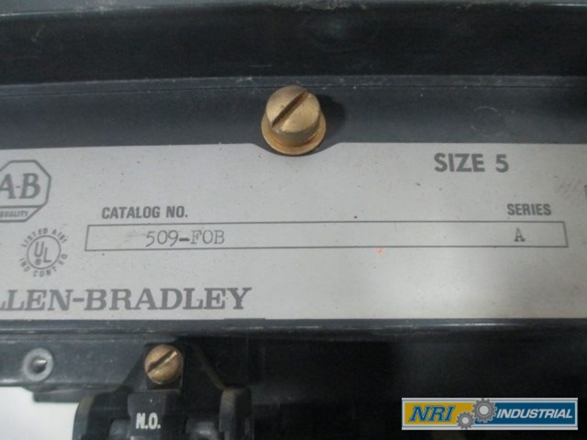 ALLEN BRADLEY 509-FOB SIZE 5 FULL VOLTAGE 200HP 270A MOTOR STARTER - Image 2 of 2