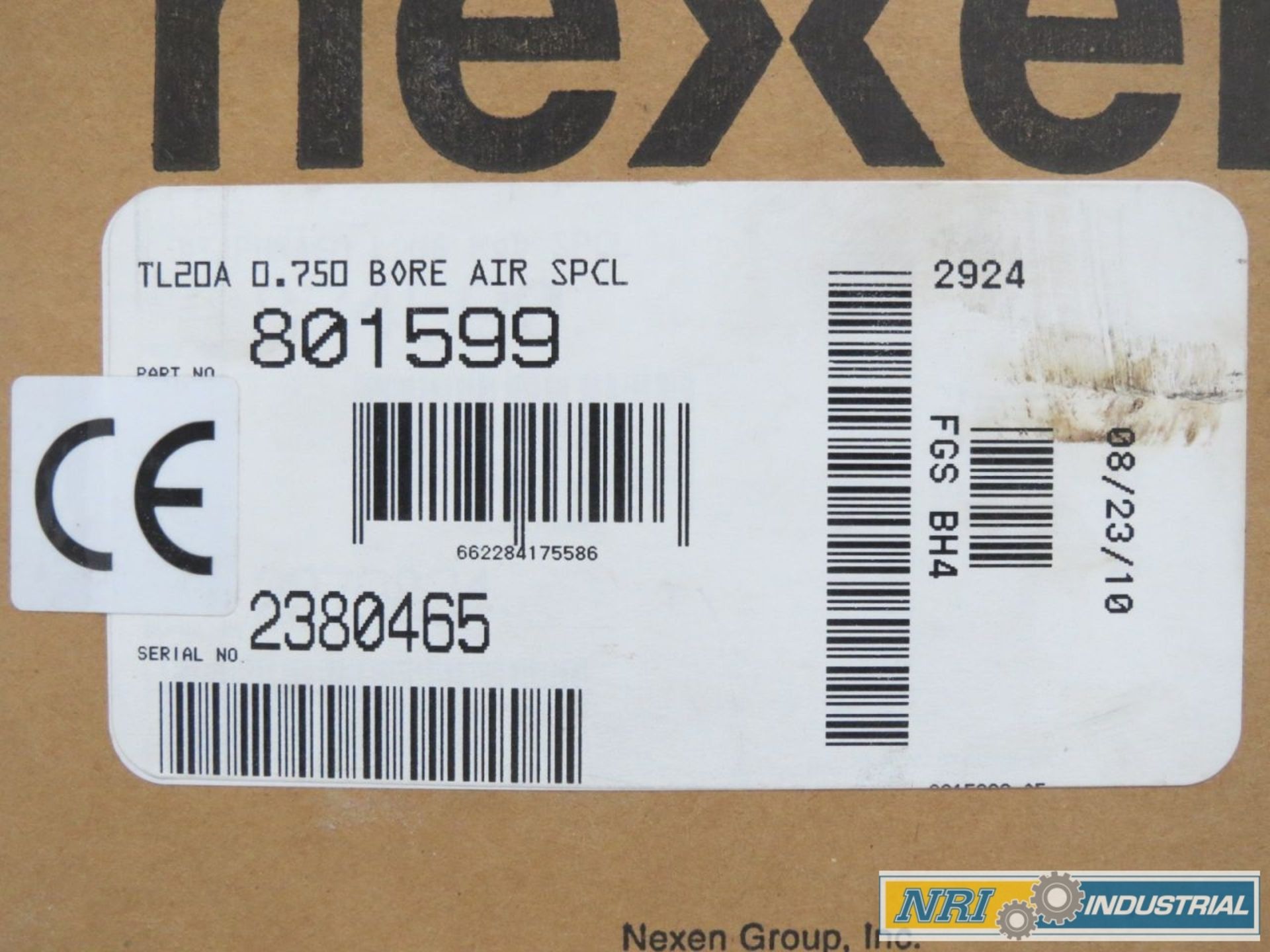 NEXEN 801599 TL20A AIR ENGAGED TORQUE LIMITER 3/4 IN CLUTCH - Image 3 of 3