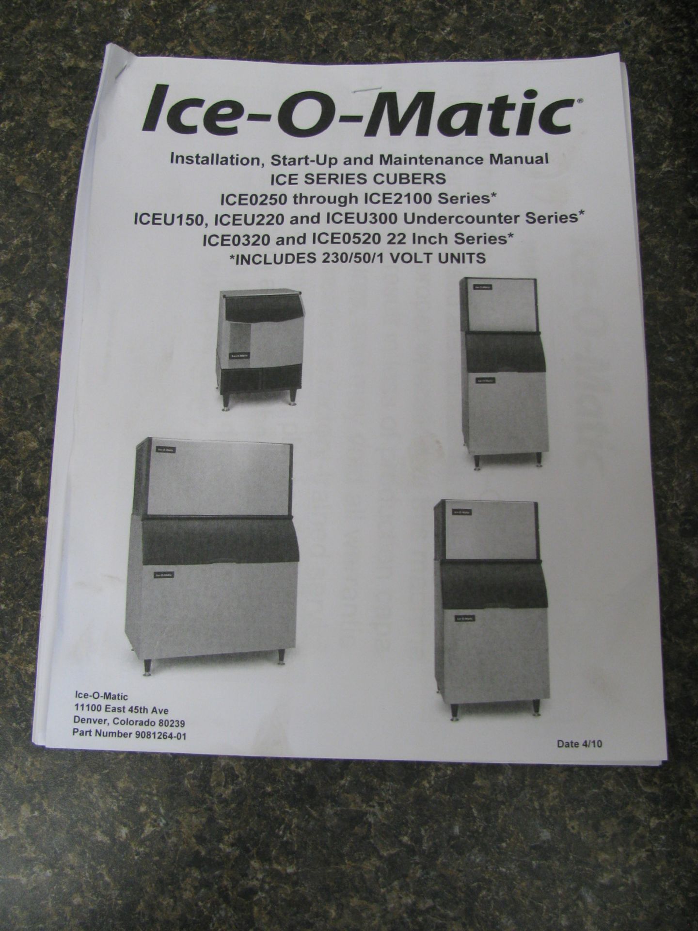 Ice-O-Matic Ice Machine Model ICE0320HA4 - Image 3 of 4