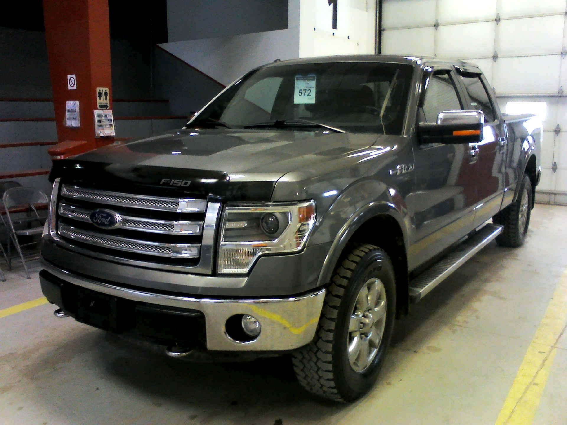 2013 FORD F-150 LARIAT SUPERCREW 4WD 6.2L V8 SOHC 16V AUTOMATIC SN:1FTFW1E62DFA07689 OPTIONS:AC TW