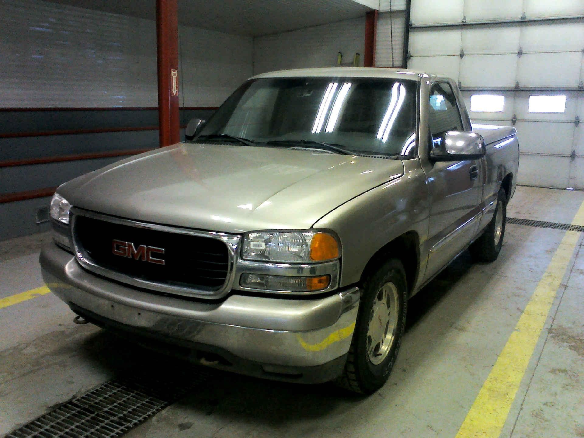 2002 GMC SIERRA 1500 SLE SHORT BED 2WD 4.8L V8 OHV 16V AUTOMATIC SN:1GTEC14V92Z344918 OPTIONS:AC