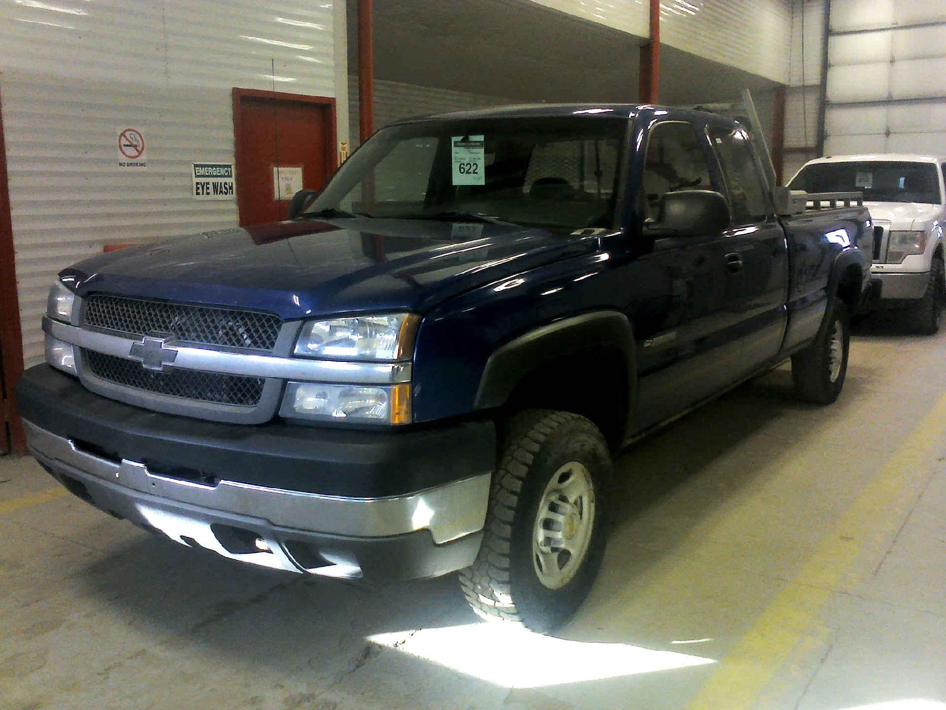 2003 CHEVROLET SILVERADO 2500HD EXT. CAB LONG BED 2WD 8.1L V8 OHV 16V AUTOMATIC SN:1GCHC29G73E329372