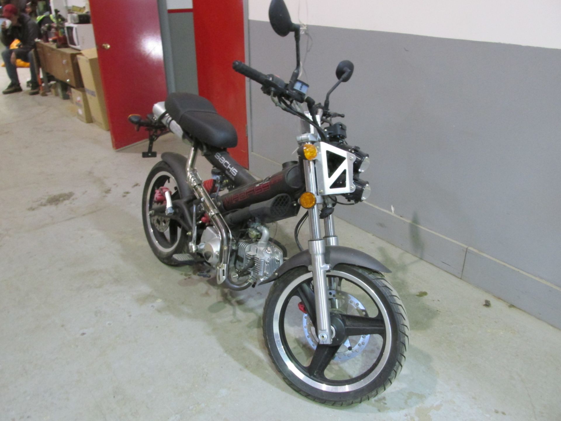 2011 SACHS MADASS 125 BIKE 1 AUTOMATIC SN:LE8PGJLK6B1001043 ODO:7 KM NOT REGISTERED NOTES:NOTE: