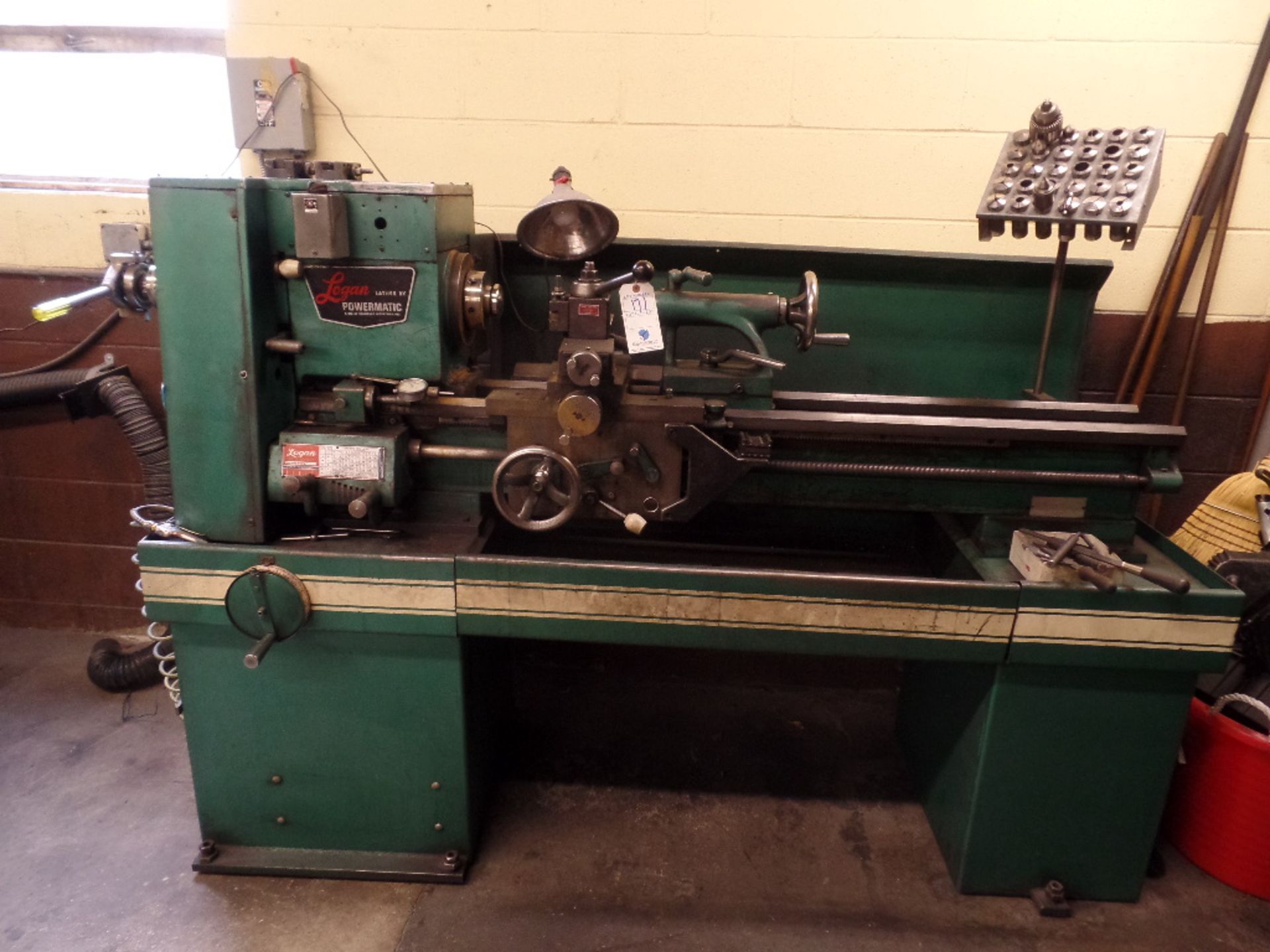 Logan #6565D4H Lathe w/ 57" Bed, Collets, Chuck, Tool Post & Acces (Ser#87533)