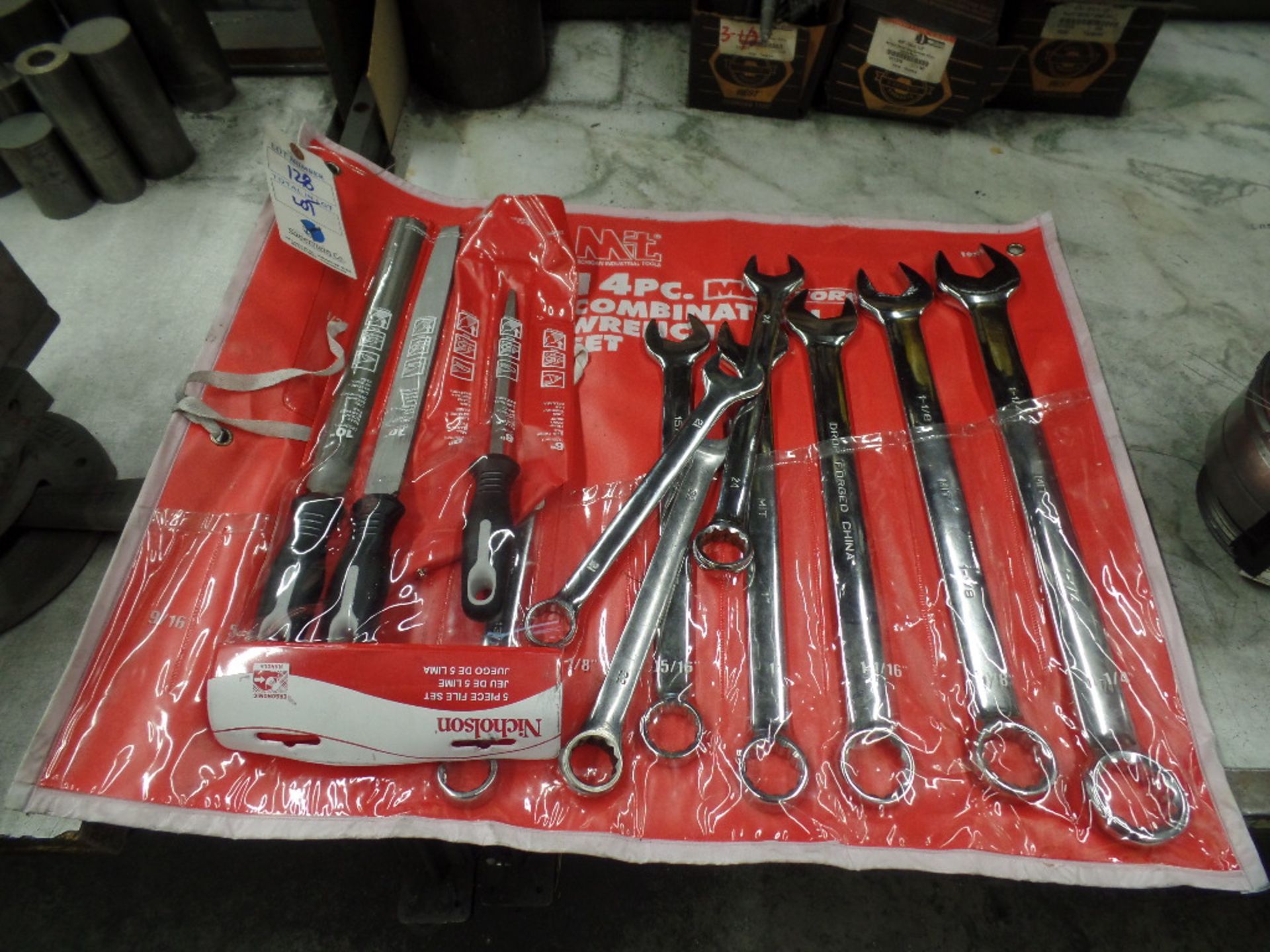 {LOT} Wrenches & Files