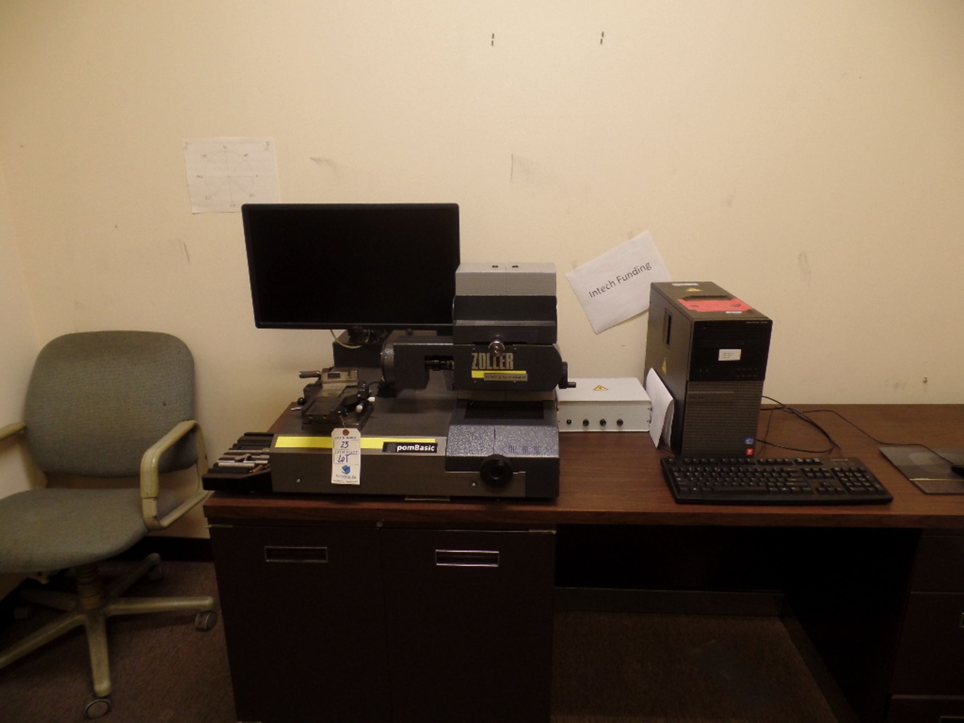 {LOT} 2013 Zoller pomBasic Type#PMBC-00053 Inspection Unit w/ PC & Software Package