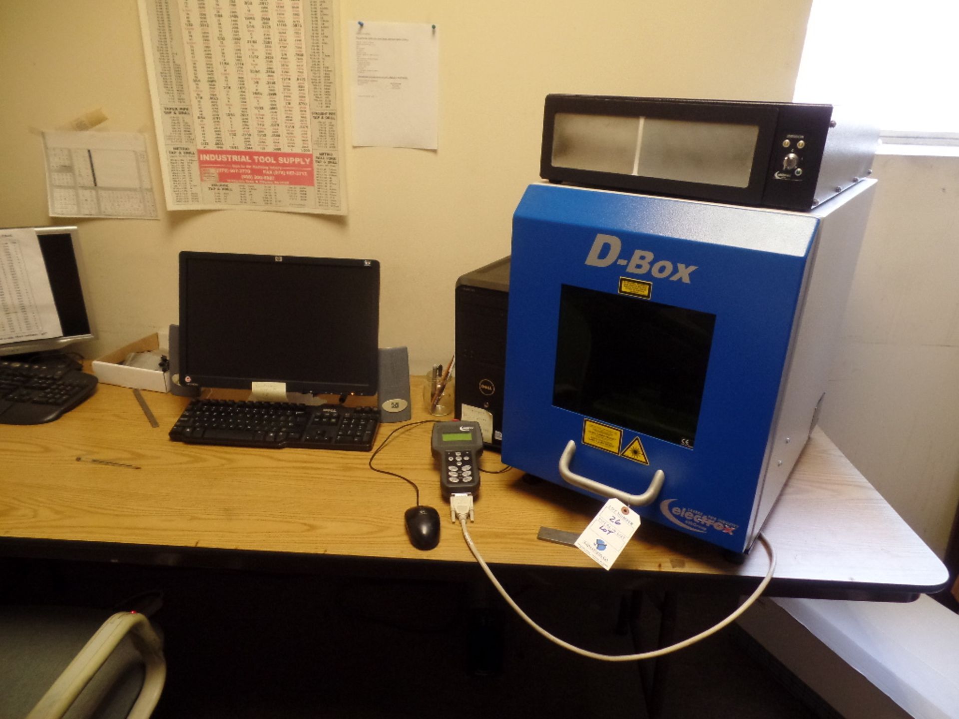 2011 Electrox #D-Box 600-Group Laser Engraving Machine (Ser#W55110) w/ PC & Software Package