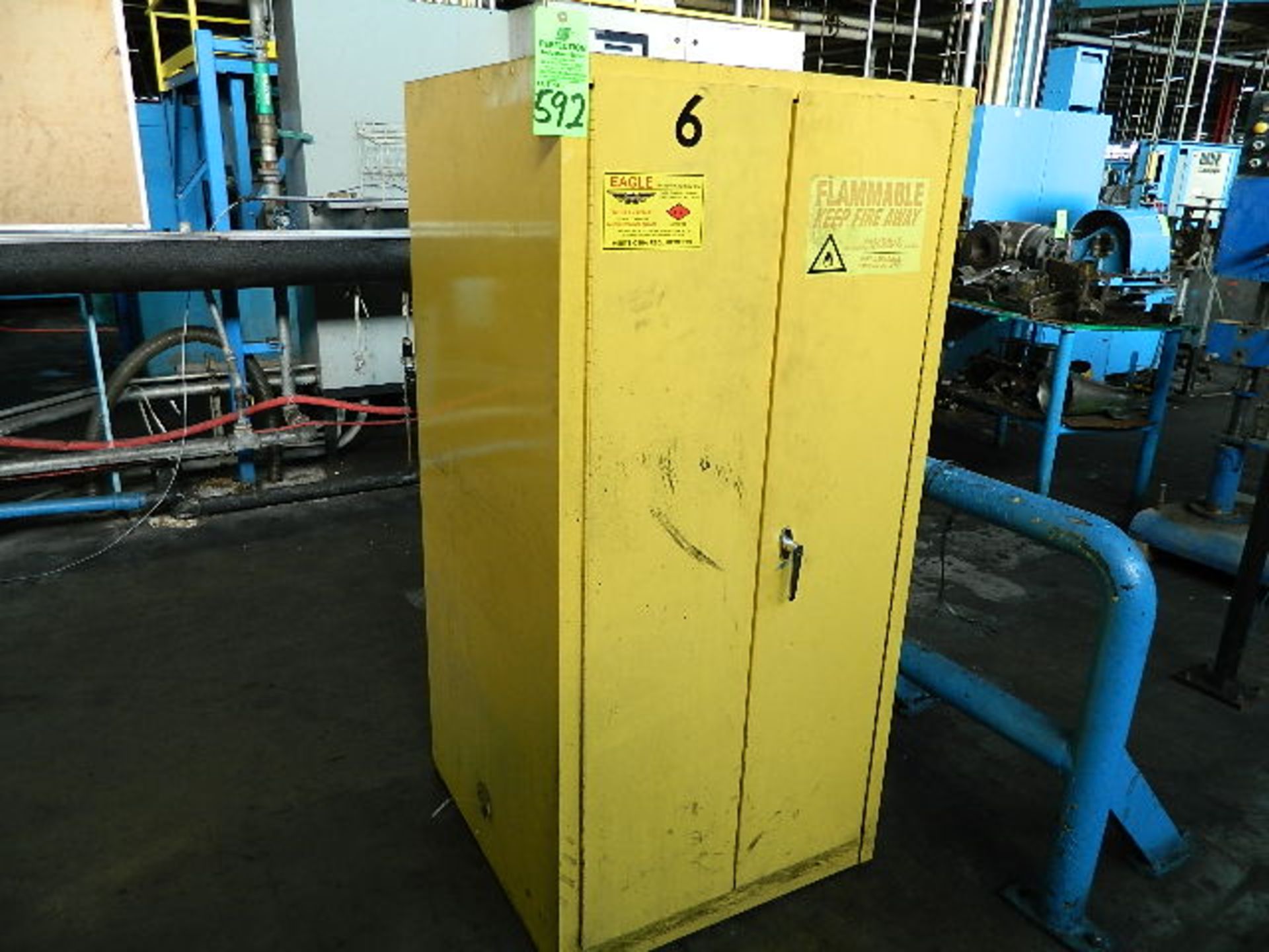 Eagle Flammable Liquid Safety Cabinet 32x31x65" 120 gal. cap. M/N YPI-62