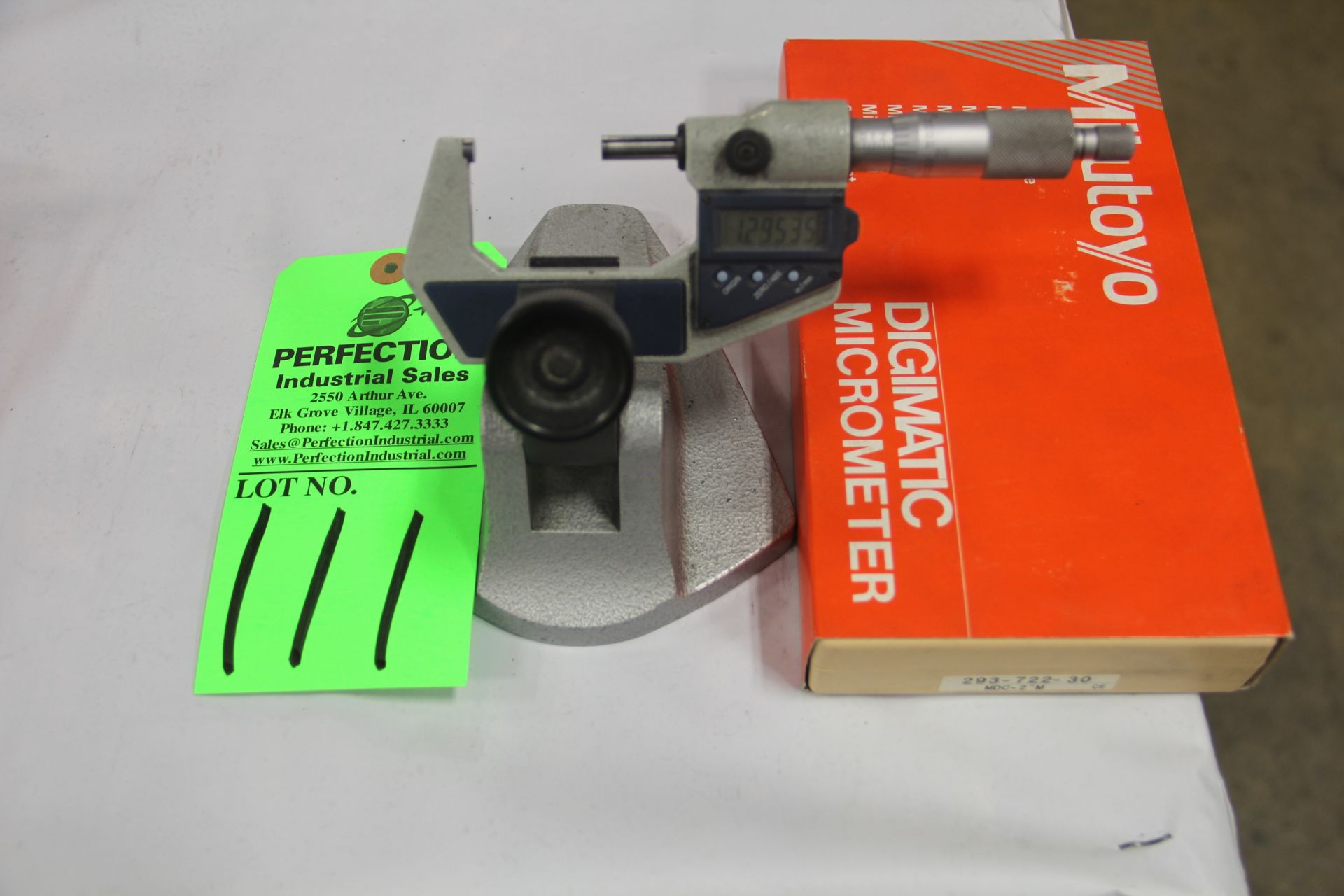 1-2" MITUTOYO Digital Micrometer on Base