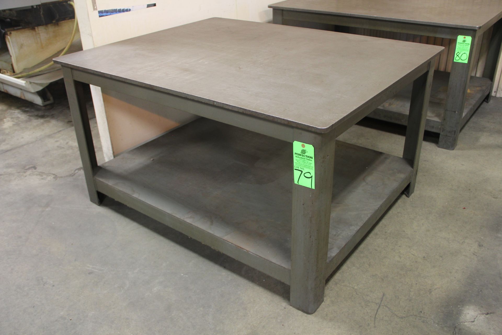 48" x 60" x 5/8" Heavy Duty Steel Table