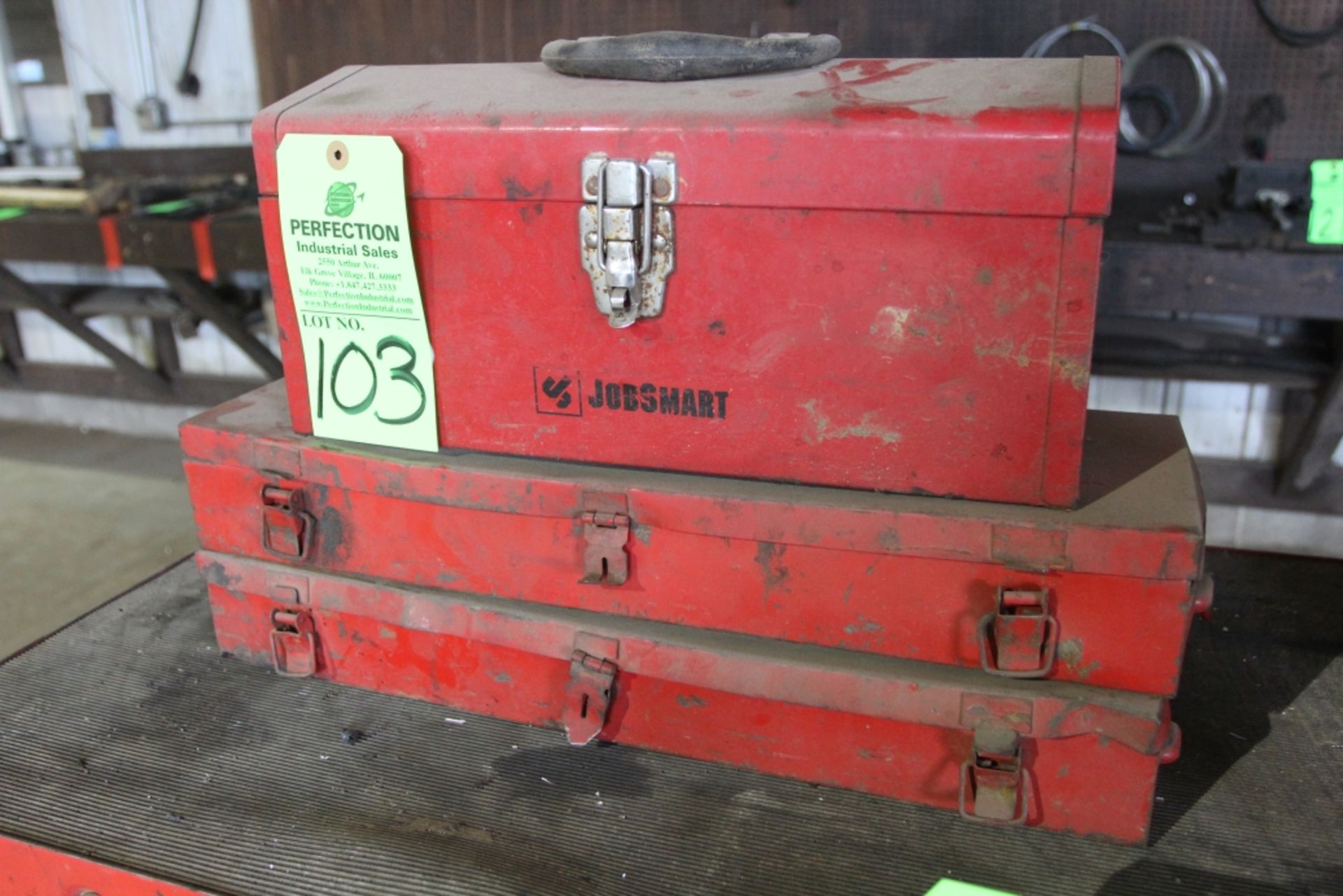 Lot of (3) Tool Boxes