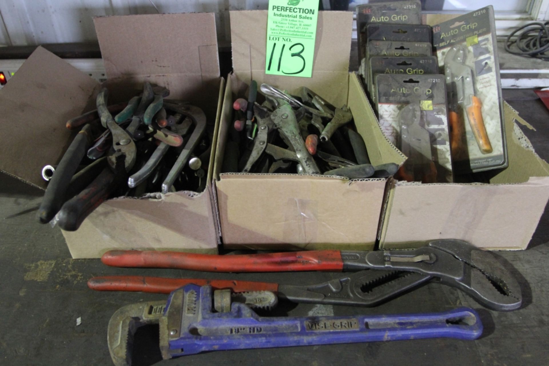 Lot of Pliers and Wrenches