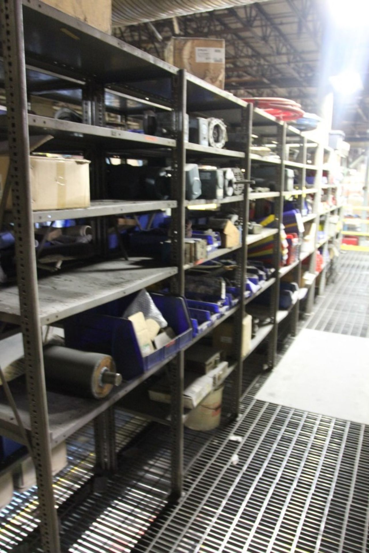 Maintenance Area Comprising (5) Rows of Shelving Units and Contents - Image 6 of 11