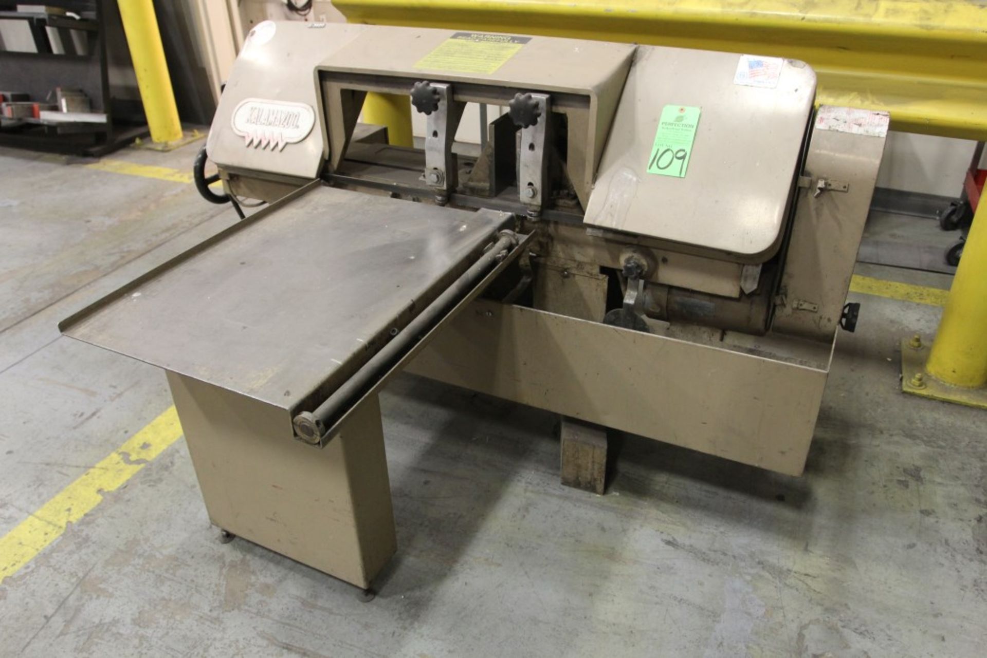 Kalamazoo H9AW Horizontal Bandsaw, S/N. K21022; 2 HP (Location: Ogden Plant)