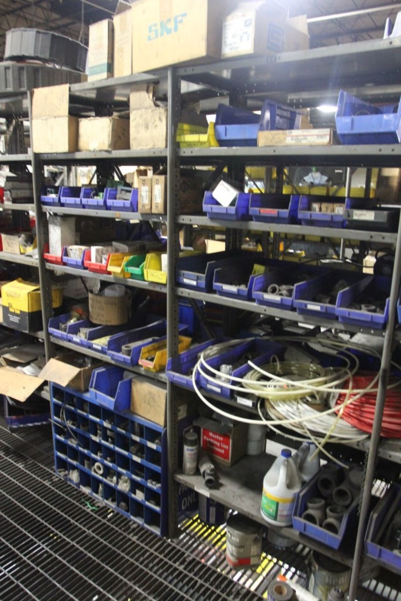Maintenance Area Comprising (5) Rows of Shelving Units and Contents - Image 5 of 11